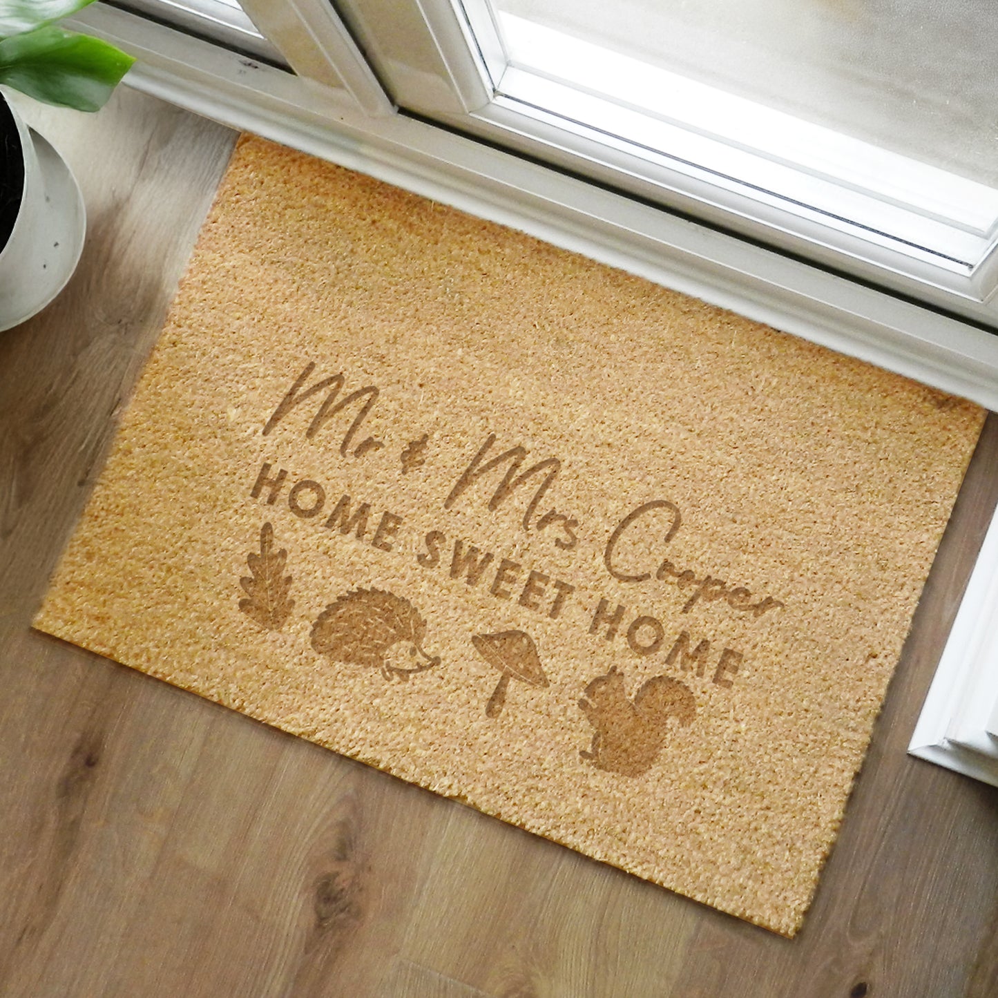 Personalised Autumnal Rectangle Doormat