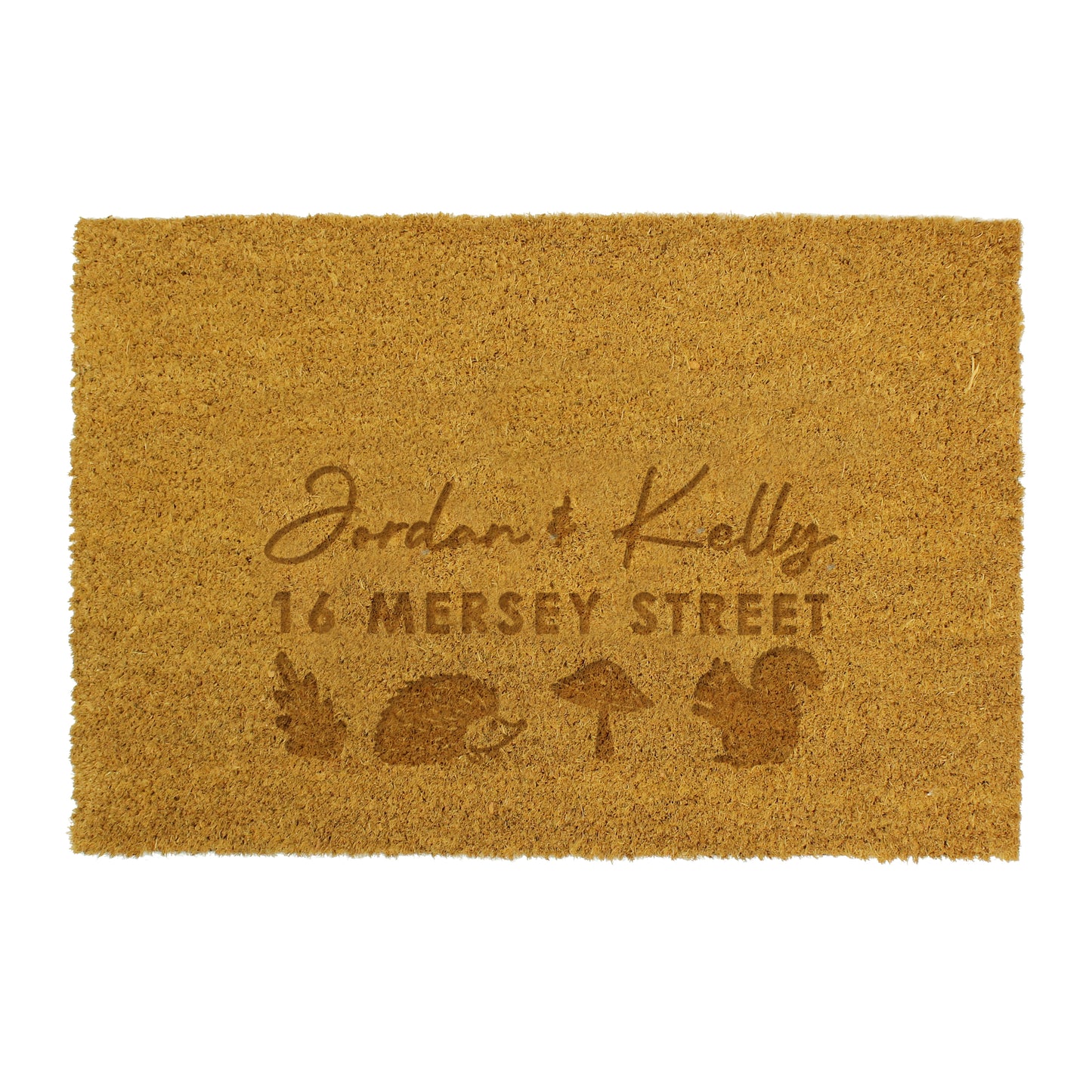 Personalised Autumnal Rectangle Doormat