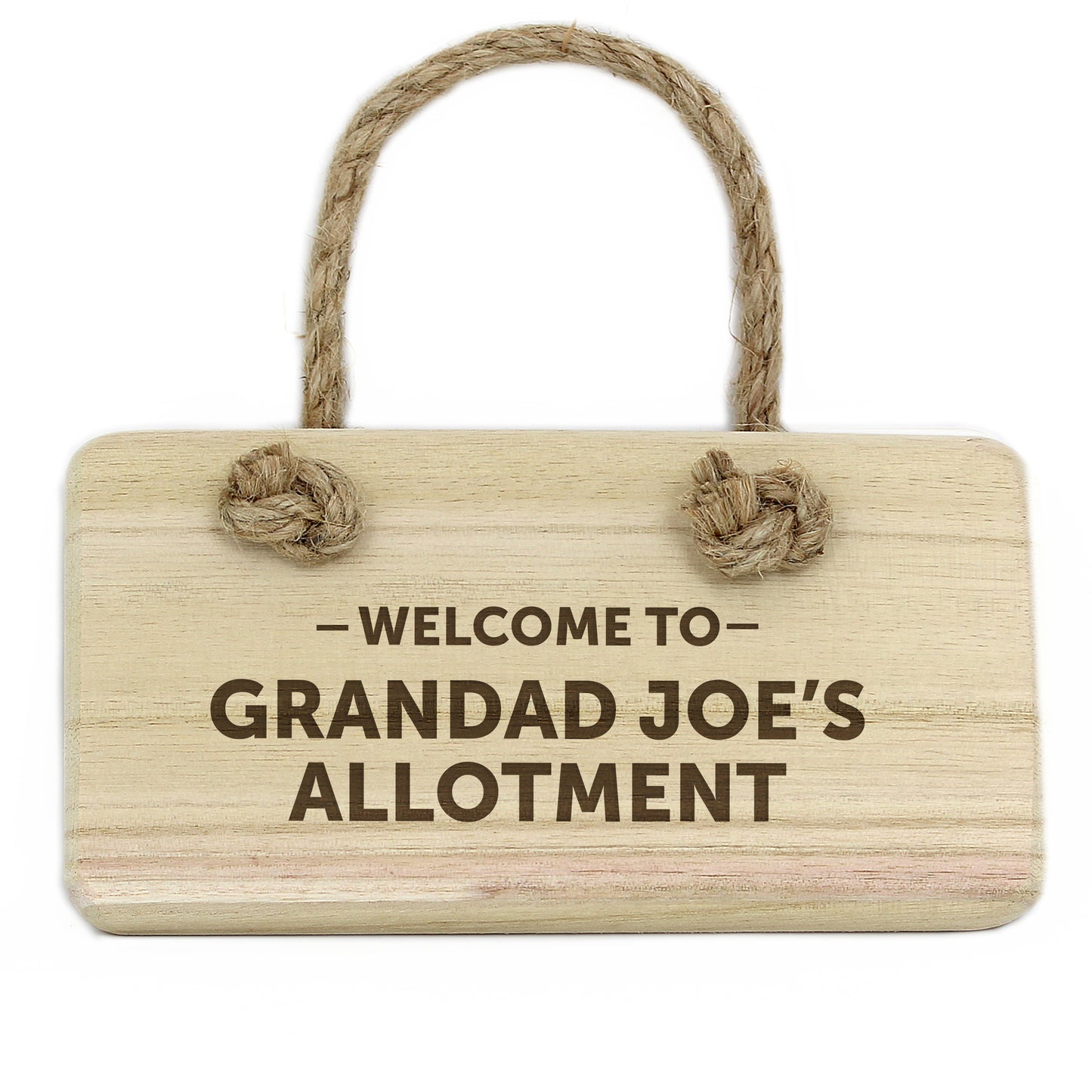 Personalised Welcome To... Wooden Sign - MK&JD Gifts