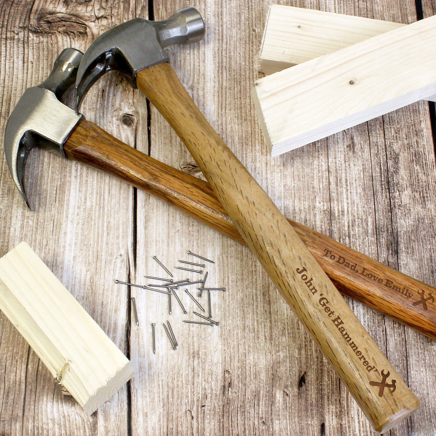 Personalised Man at work Hammer - MK&JD Gifts