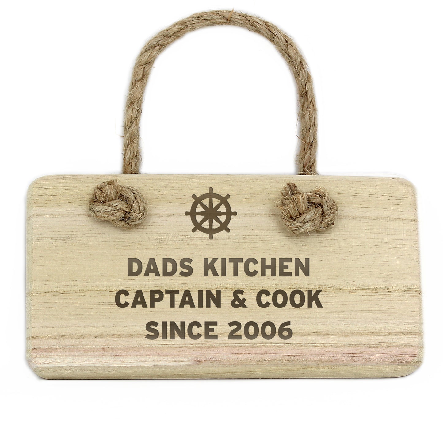 Personalised Nautical Wooden Sign - MK&JD Gifts