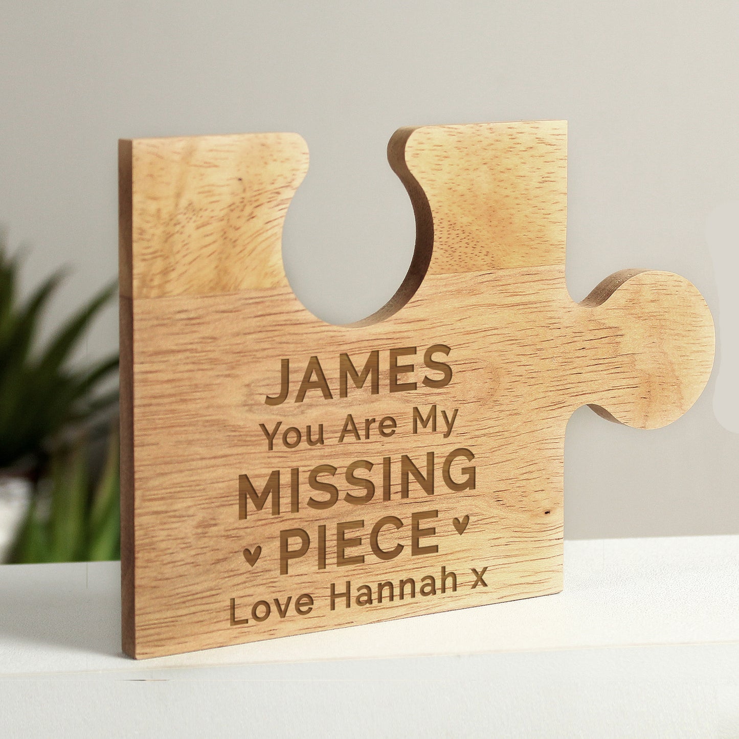 Personalised My Missing Piece Jigsaw Piece - MK&JD Gifts
