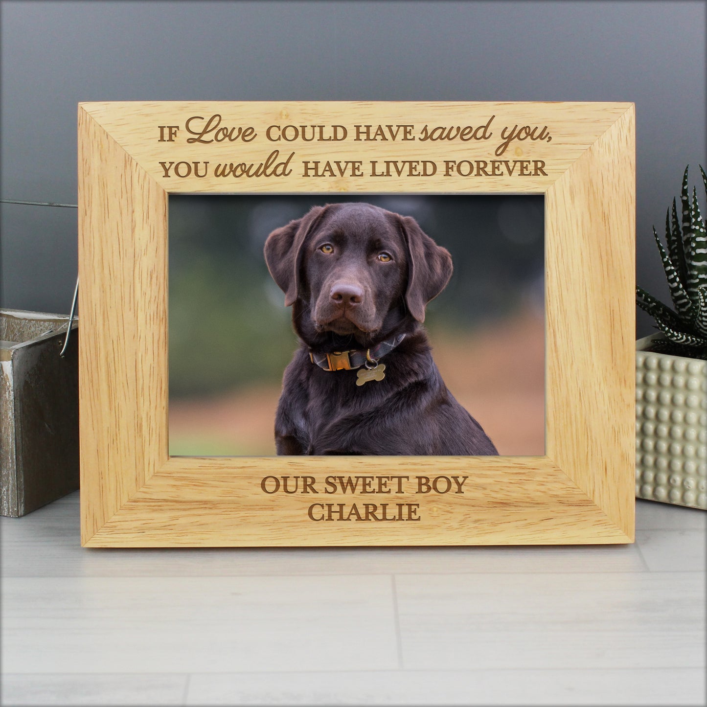 Personalised Pet Memorial 6x4 Photo Frame - MK&JD Gifts