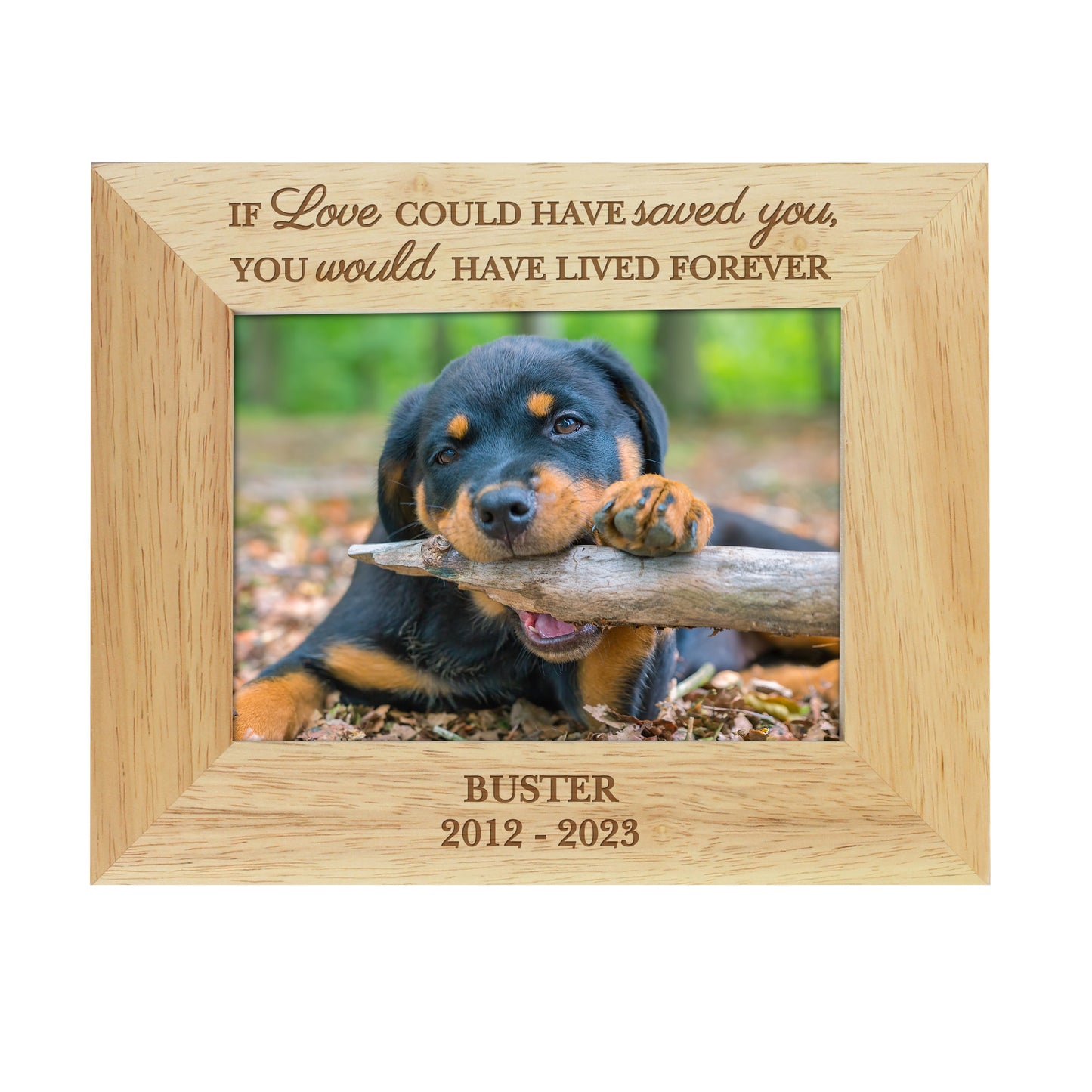 Personalised Pet Memorial 6x4 Photo Frame - MK&JD Gifts
