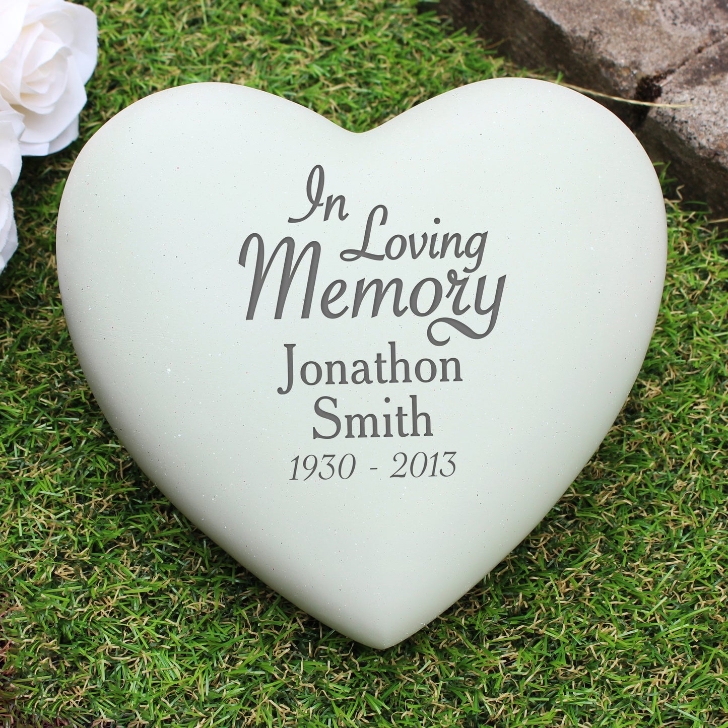 Personalised In Loving Memory Heart Memorial - MK&JD Gifts