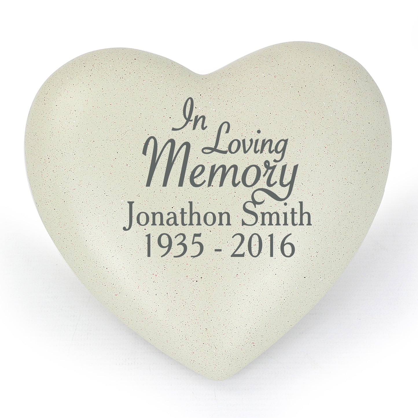 Personalised In Loving Memory Heart Memorial - MK&JD Gifts