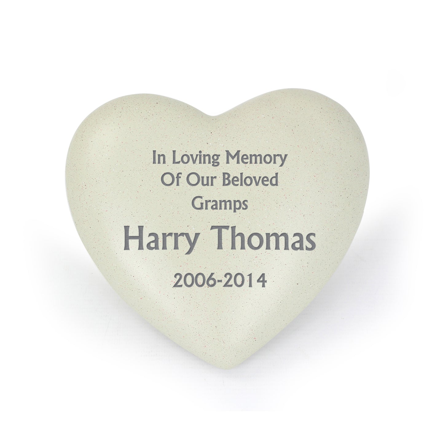 Personalised Heart Memorial - MK&JD Gifts