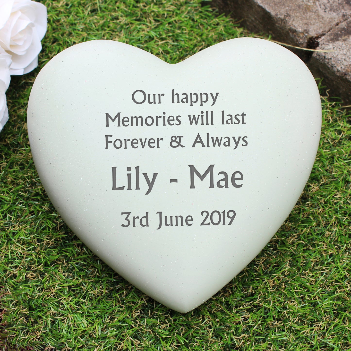 Personalised Heart Memorial - MK&JD Gifts