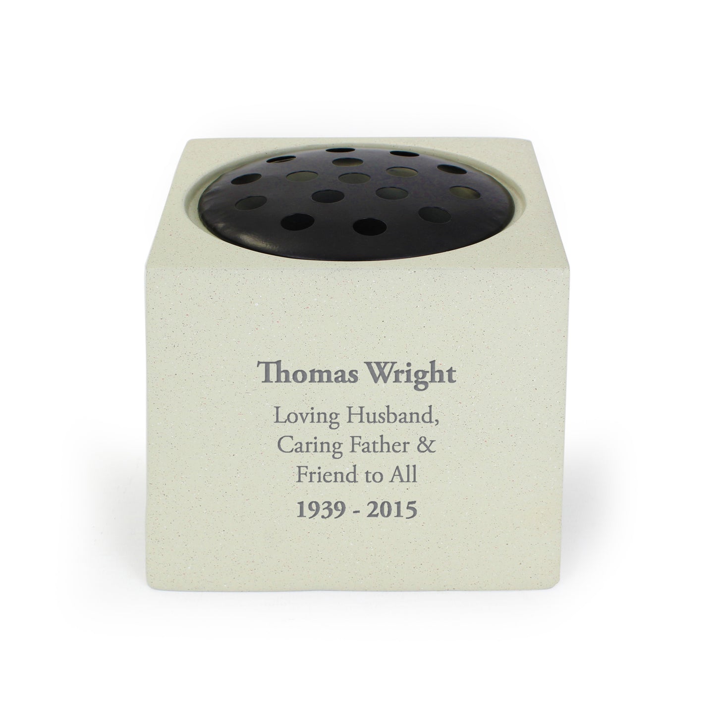 Personalised Memorial Vase - MK&JD Gifts