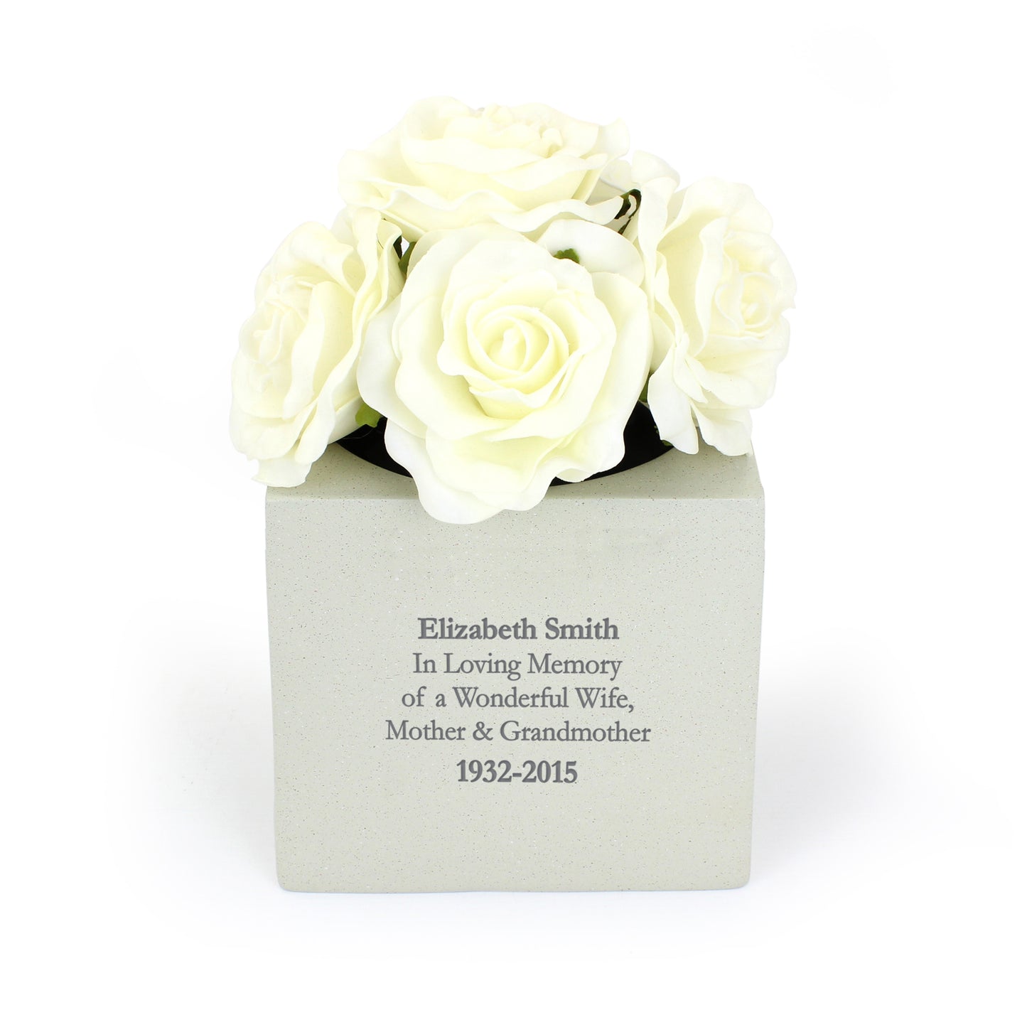 Personalised Memorial Vase - MK&JD Gifts