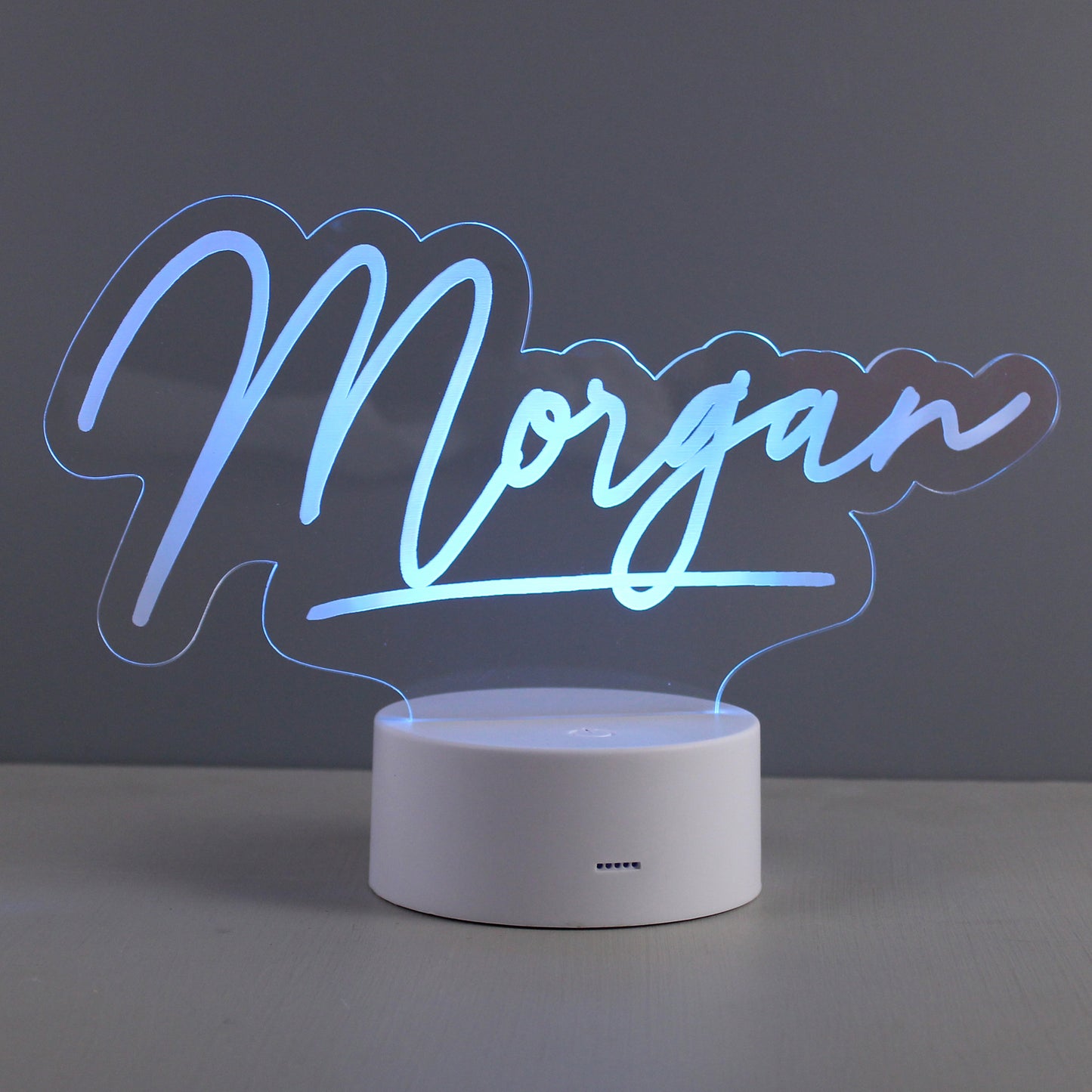 Personalised Free Text LED Colour Changing Desk Night Light - MK&JD Gifts