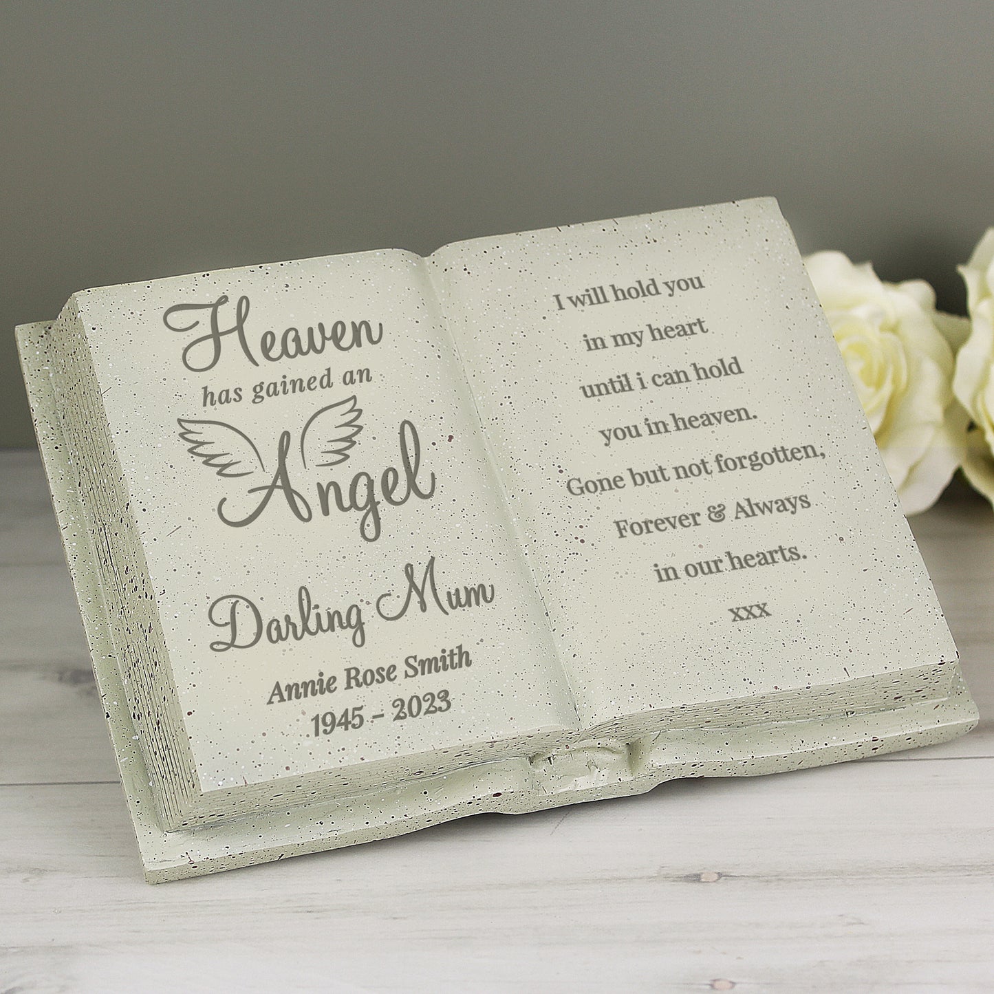 Personalised Angel Memorial Book - MK&JD Gifts