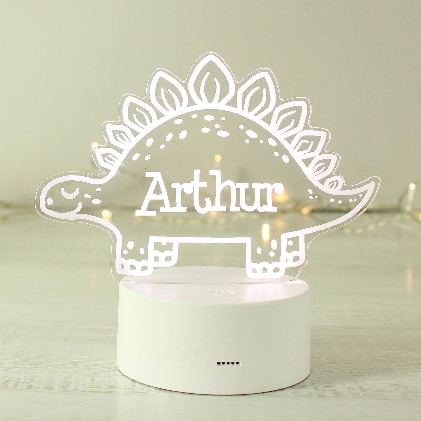 Personalised Dinosaur LED Colour Changing Night Light - MK&JD Gifts