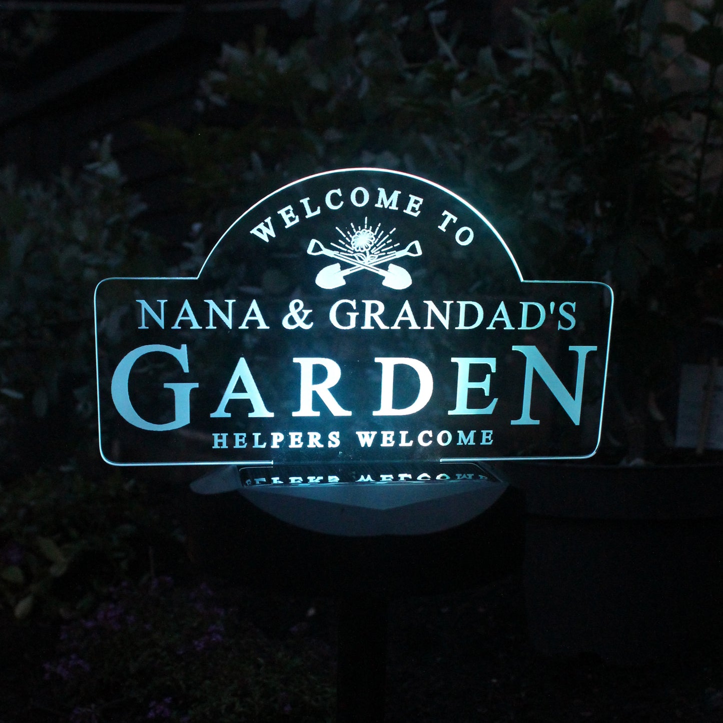 Personalised Garden Sign Outdoor Solar Light - MK&JD Gifts