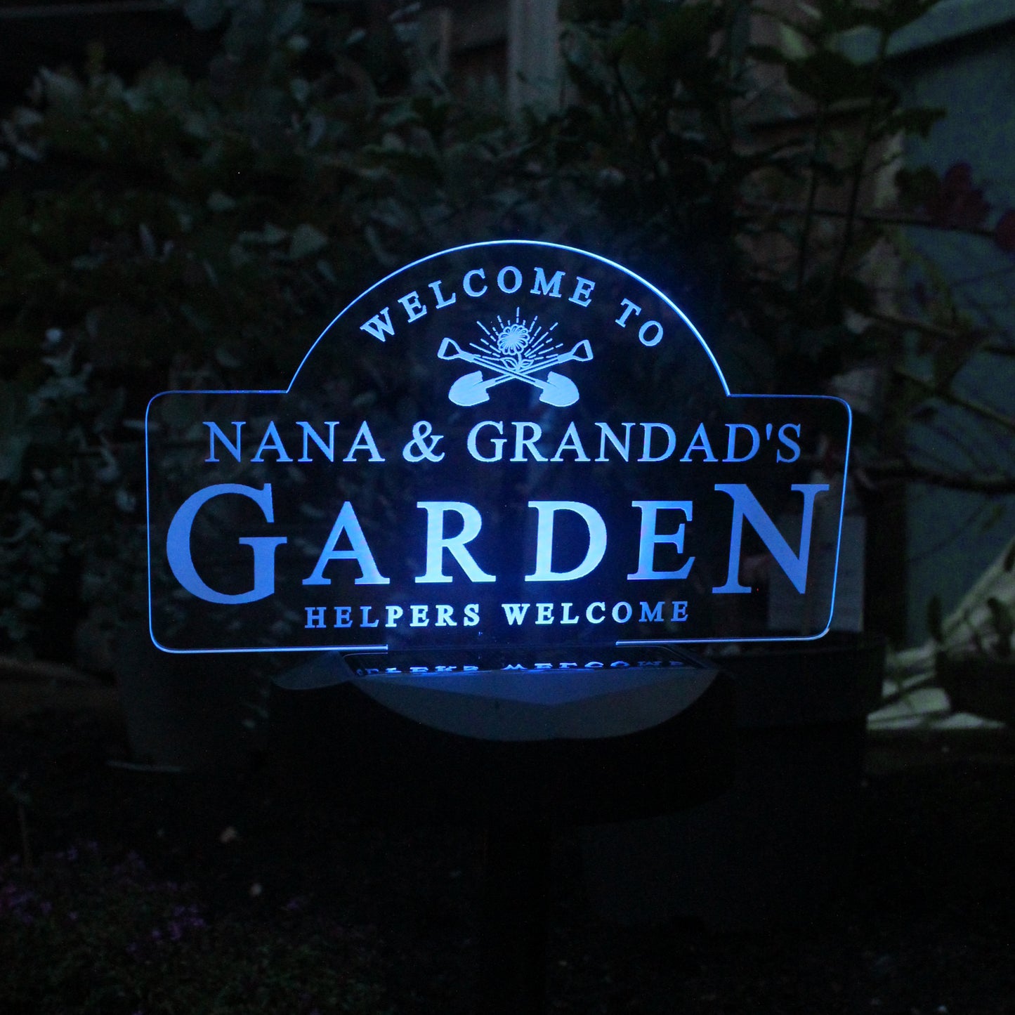 Personalised Garden Sign Outdoor Solar Light - MK&JD Gifts