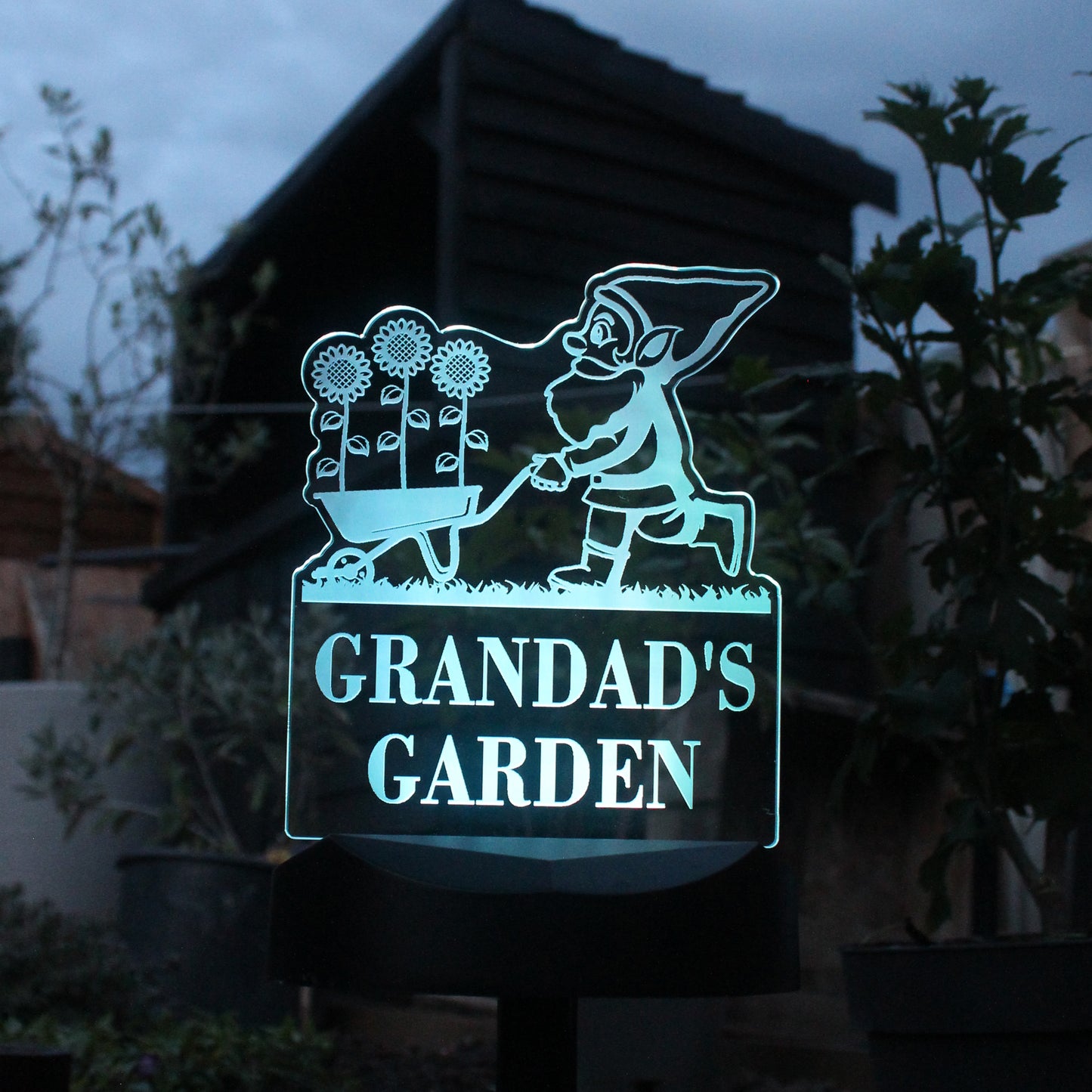 Personalised Gnome Garden Outdoor Solar Light - MK&JD Gifts