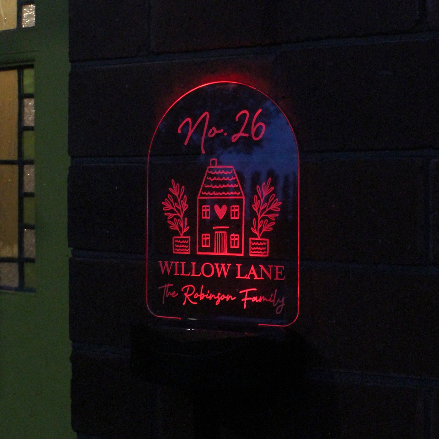 Personalised Home Outdoor Solar Light - MK&JD Gifts