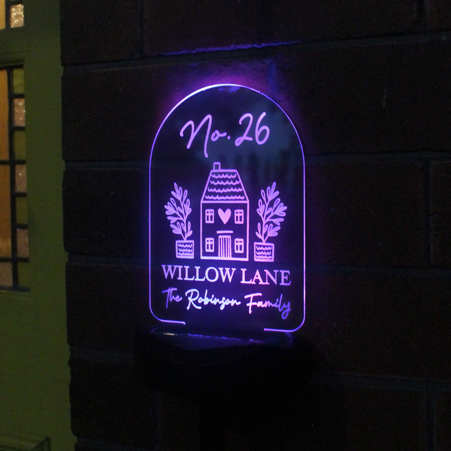 Personalised Home Outdoor Solar Light - MK&JD Gifts