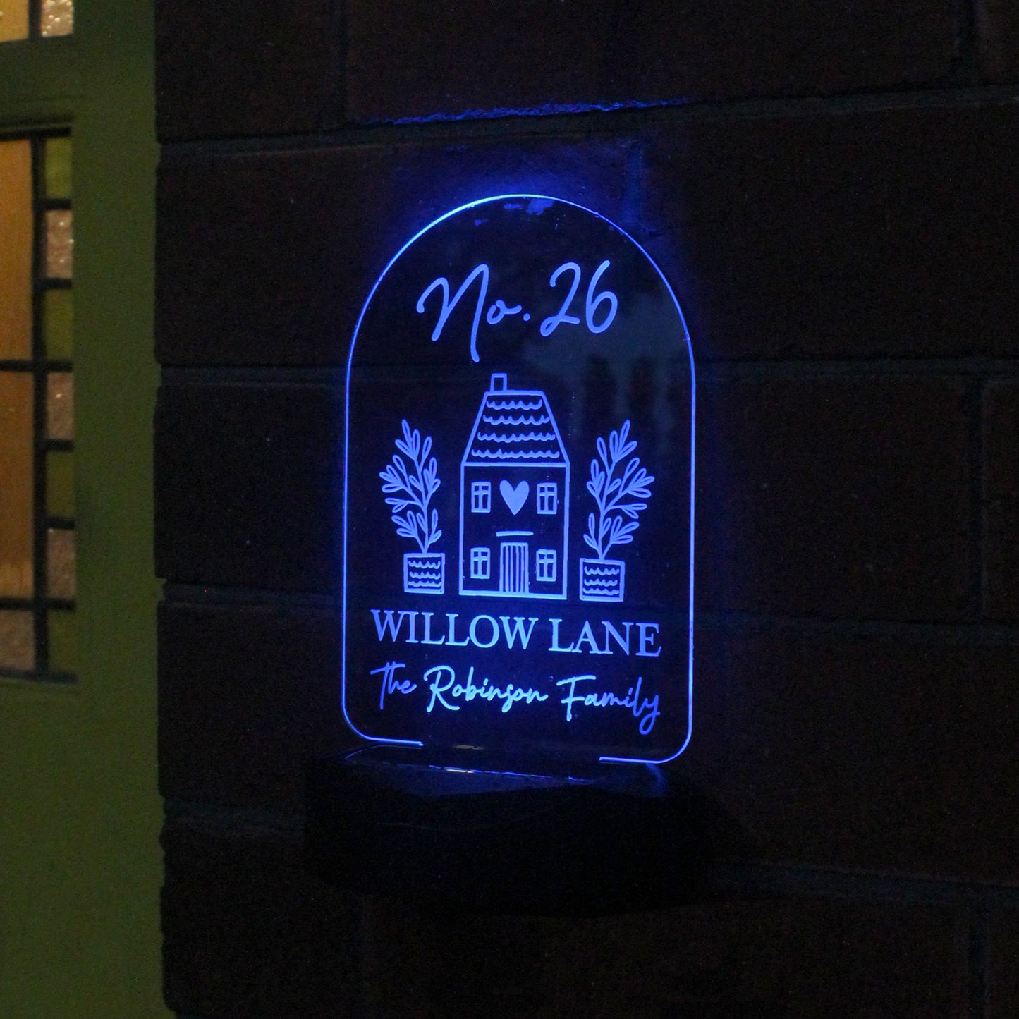 Personalised Home Outdoor Solar Light - MK&JD Gifts