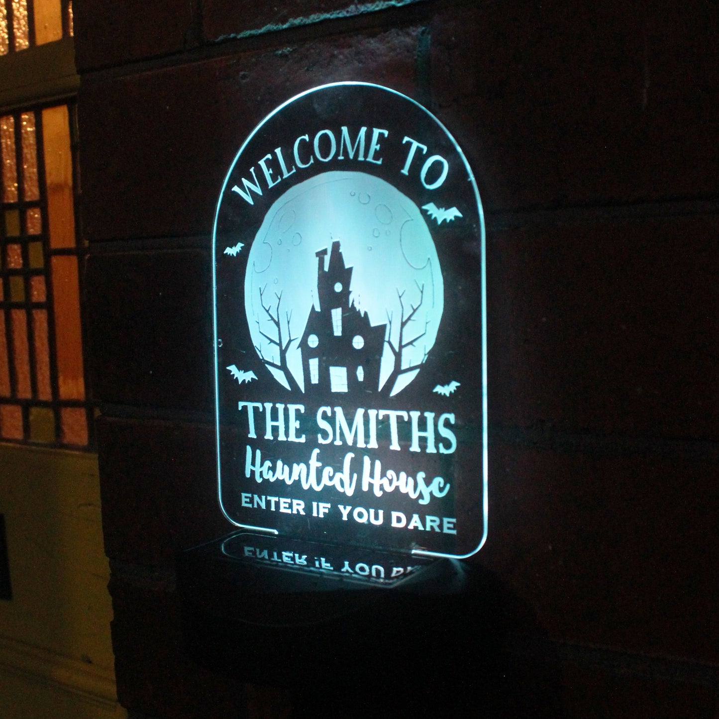 Personalised Haunted House Halloween Solar Light - MK&JD Gifts