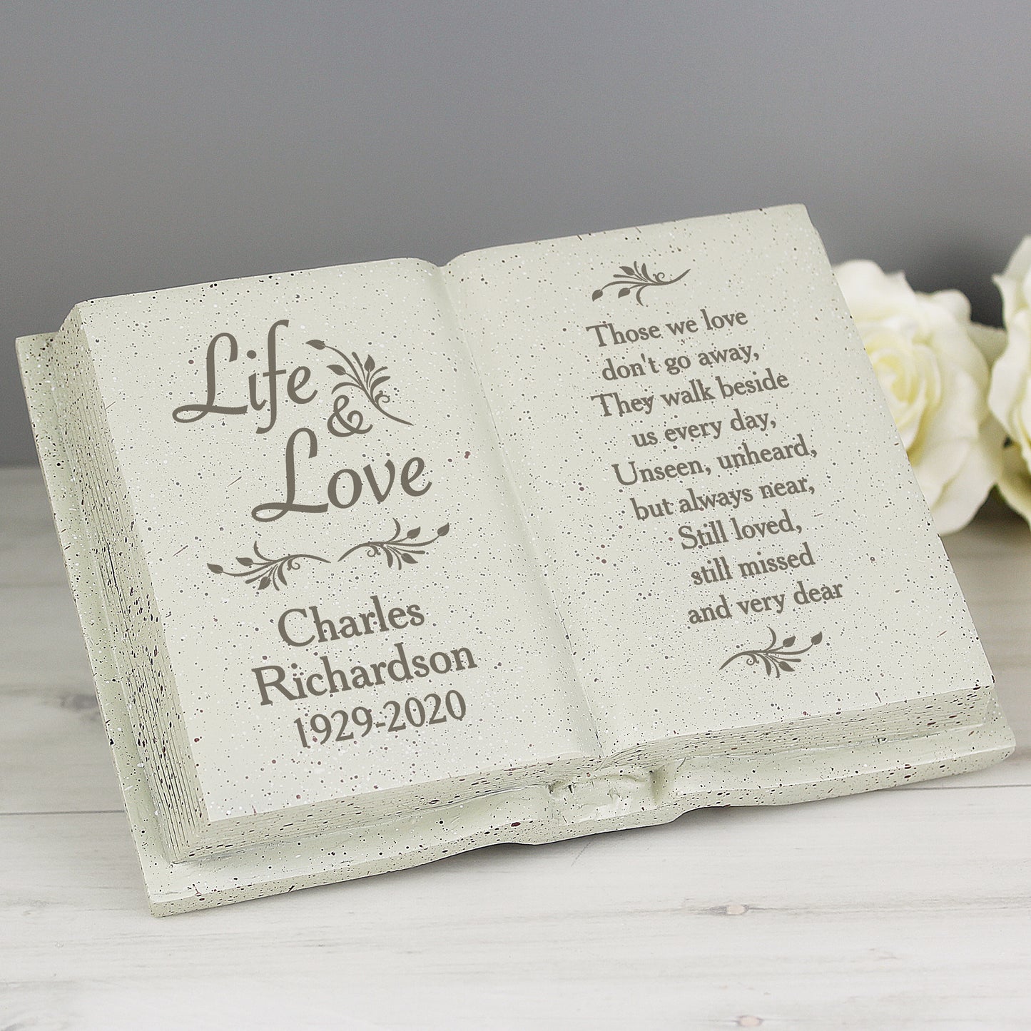 Personalised Life & Love Memorial Book - MK&JD Gifts