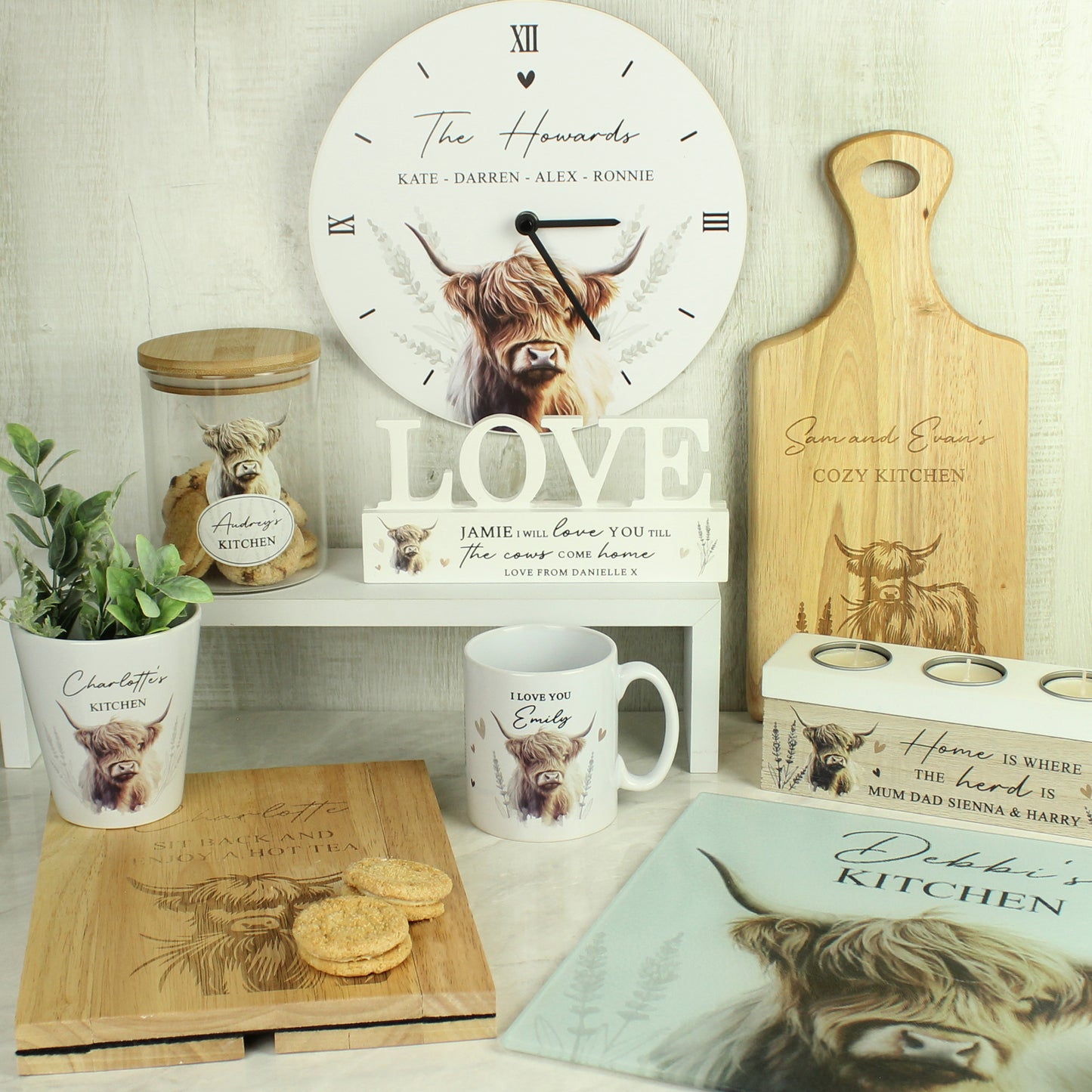 Personalised Highland Cow Paddle Board - MK&JD Gifts