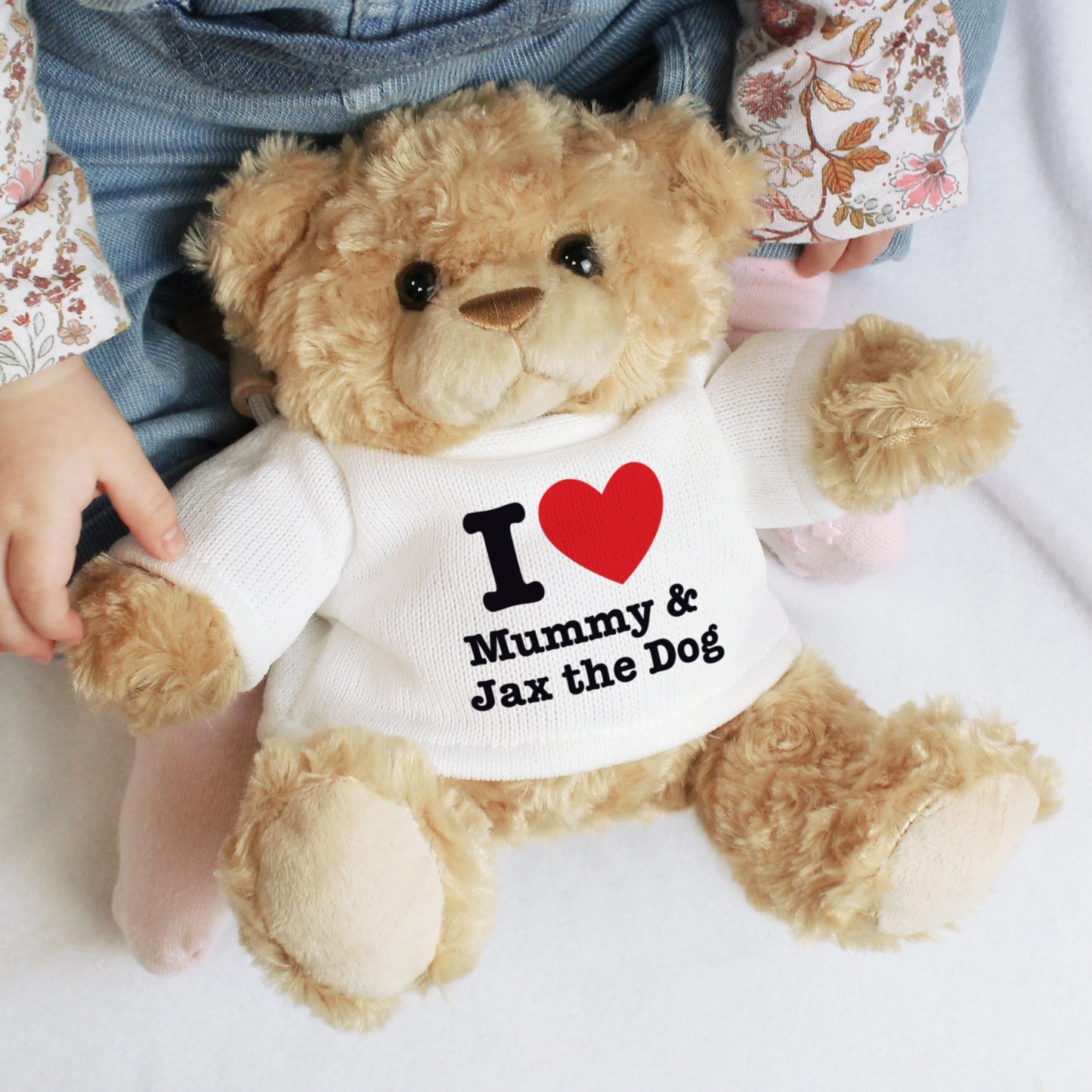 Personalised I Love... Teddy Bear - MK&JD Gifts
