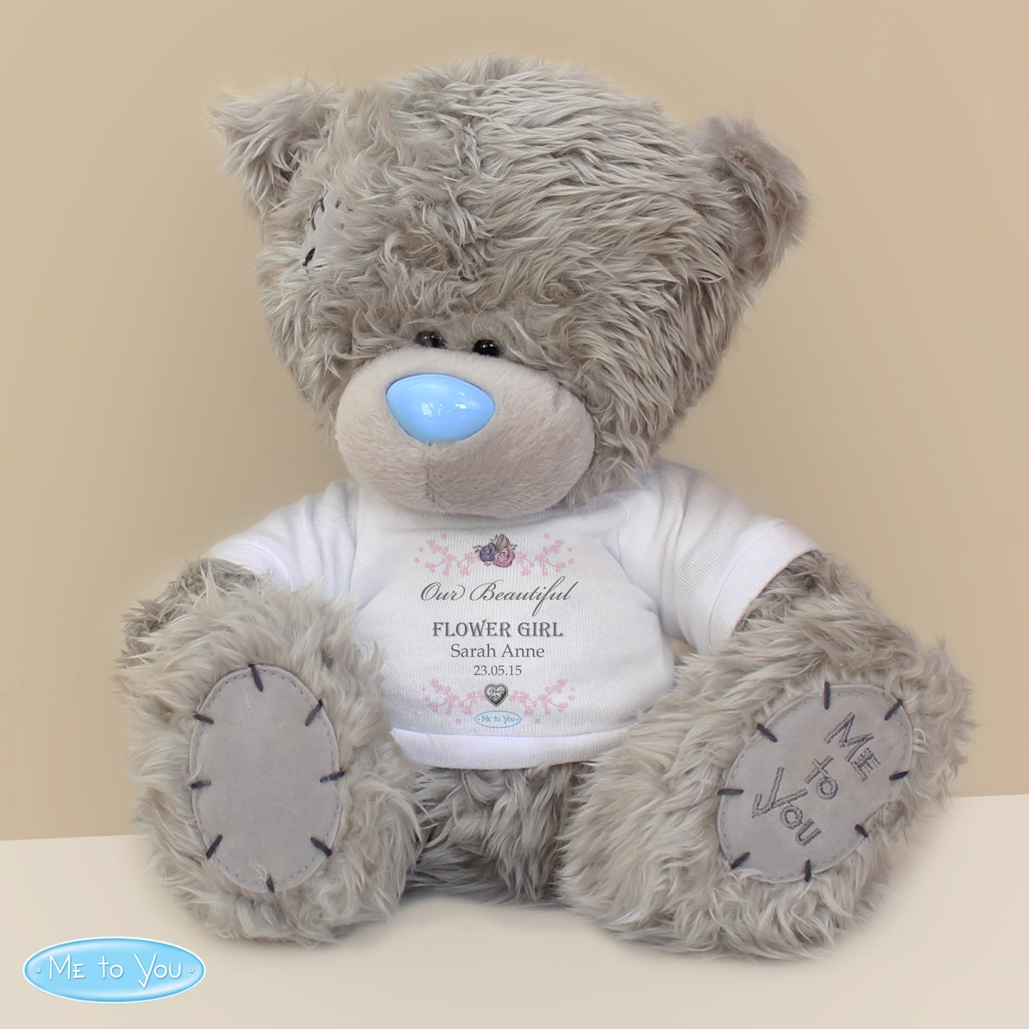 Personalised Me To You Bear for Bridesmaid and Flowergirl - MK&JD Gifts