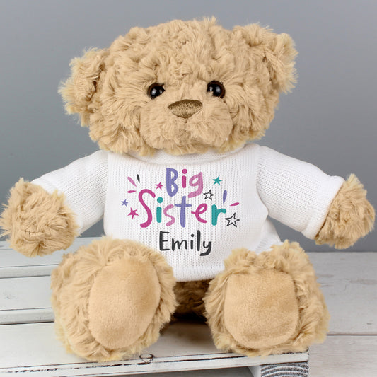 Personalised Big Sister Teddy Bear - MK&JD Gifts