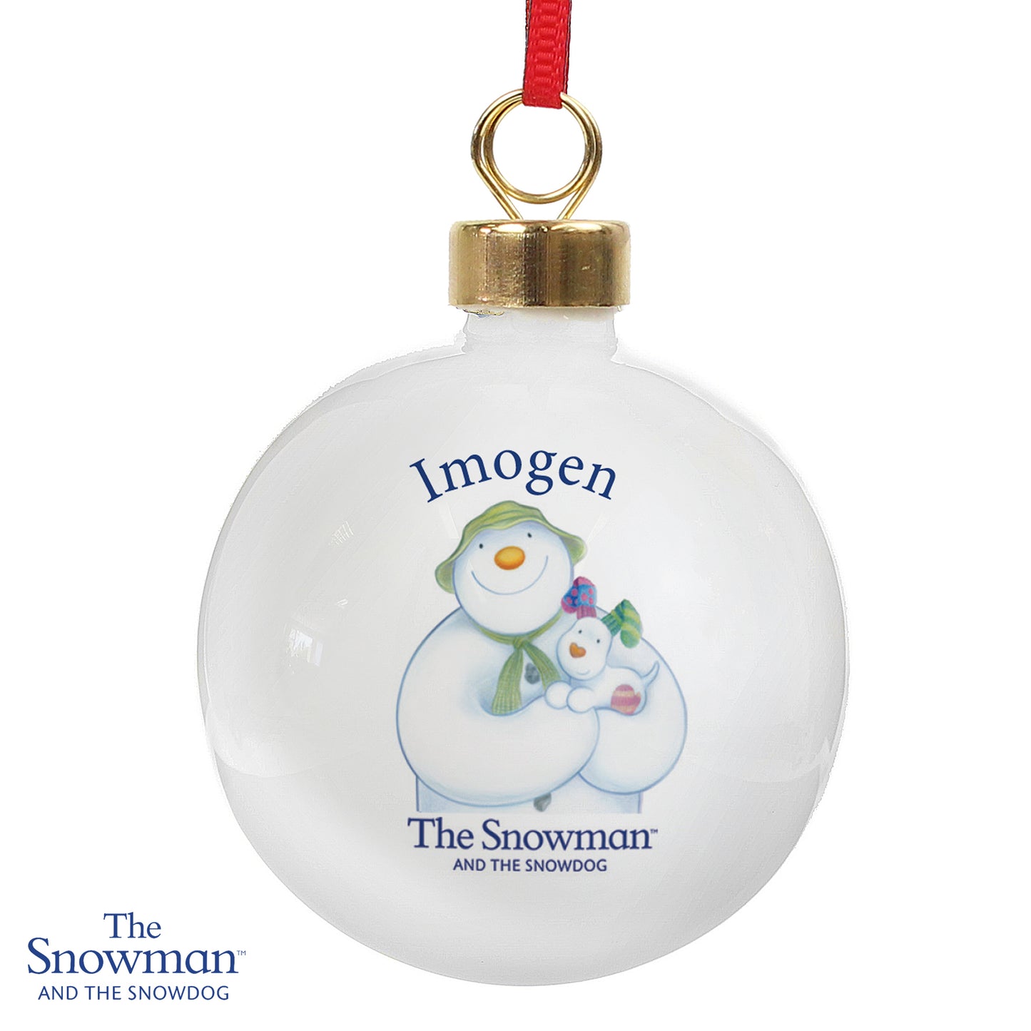 Personalised The Snowman and the Snowdog Bauble - MK&JD Gifts