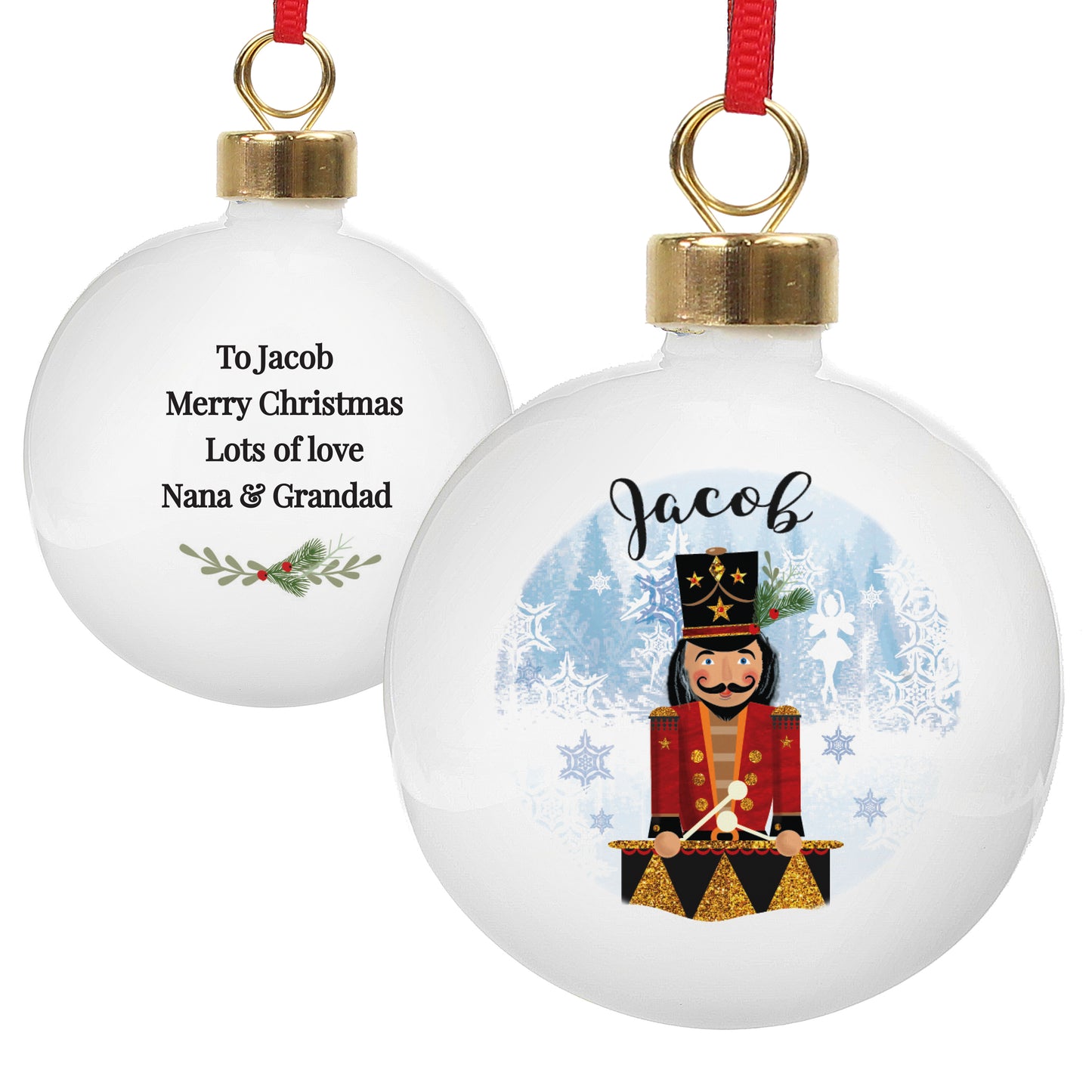 Personalised Nutcracker Bauble - MK&JD Gifts
