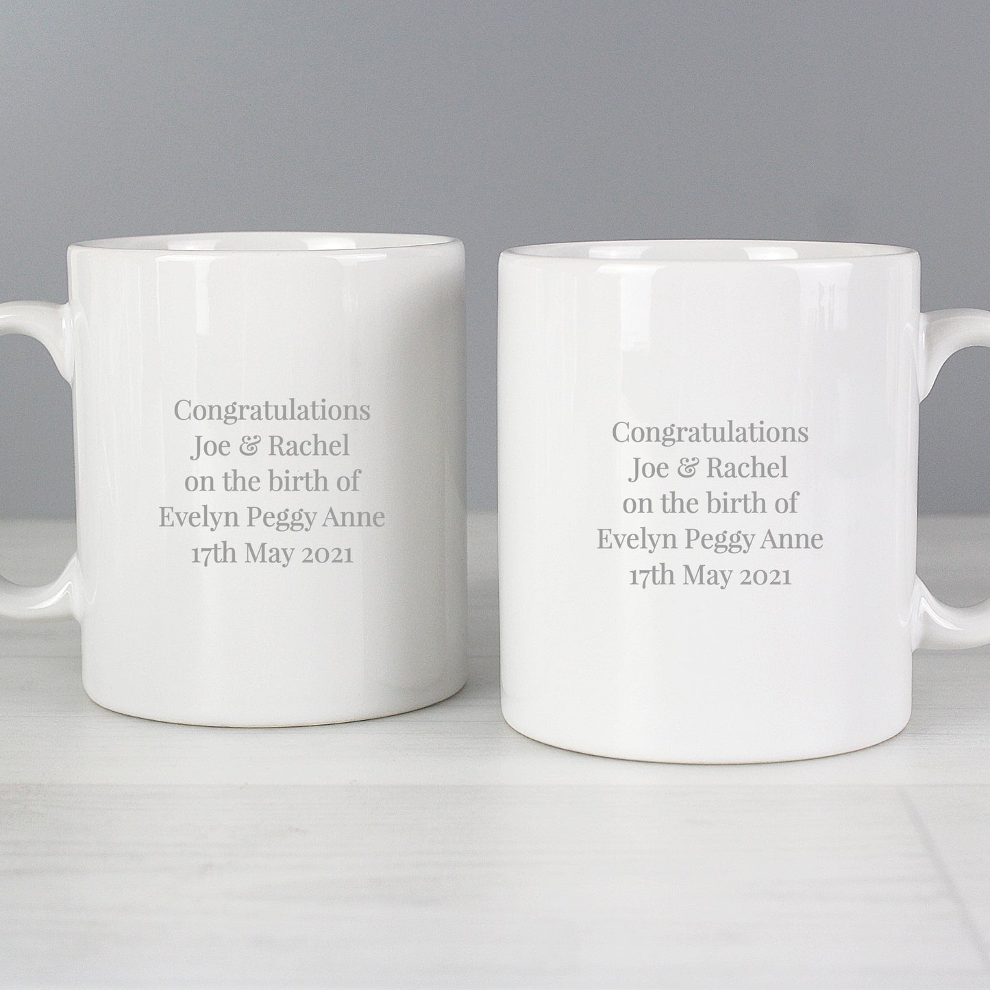 Personalised Mummy & Daddy Mug Set - MK&JD Gifts