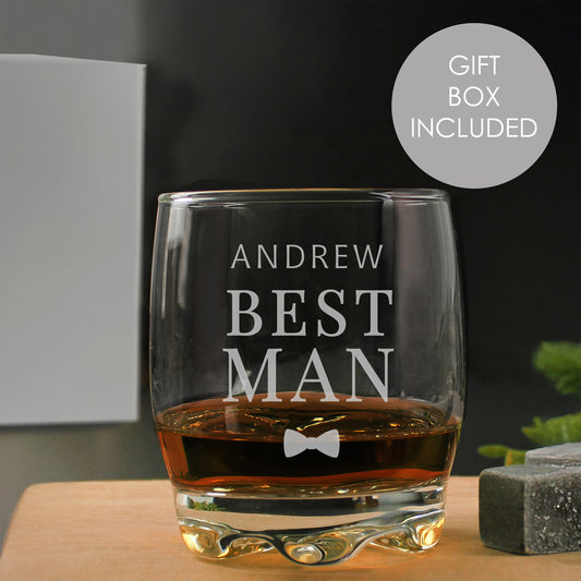 Personalised Best Man Tumbler - MK&JD Gifts