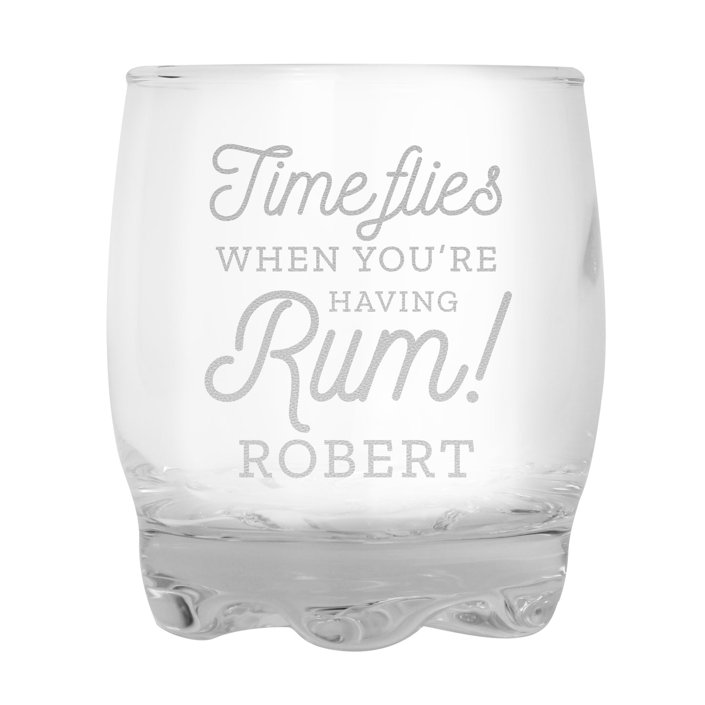 Personalised Time Flies When You're Having Rum Tumbler - MK&JD Gifts
