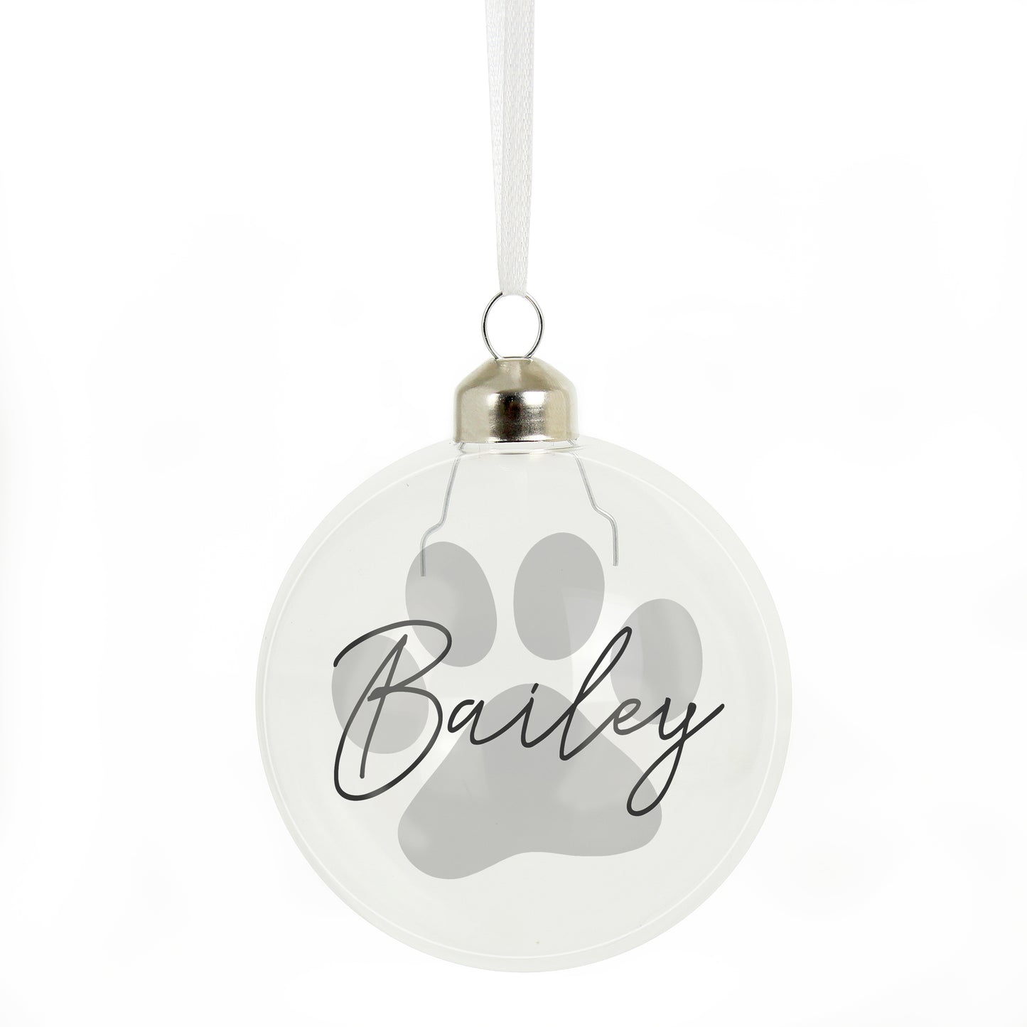 Personalised Pet Glass Bauble - MK&JD Gifts