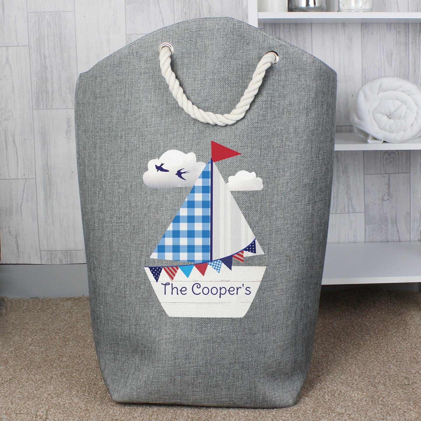 Personalised Sailboat Storage Bag - MK&JD Gifts