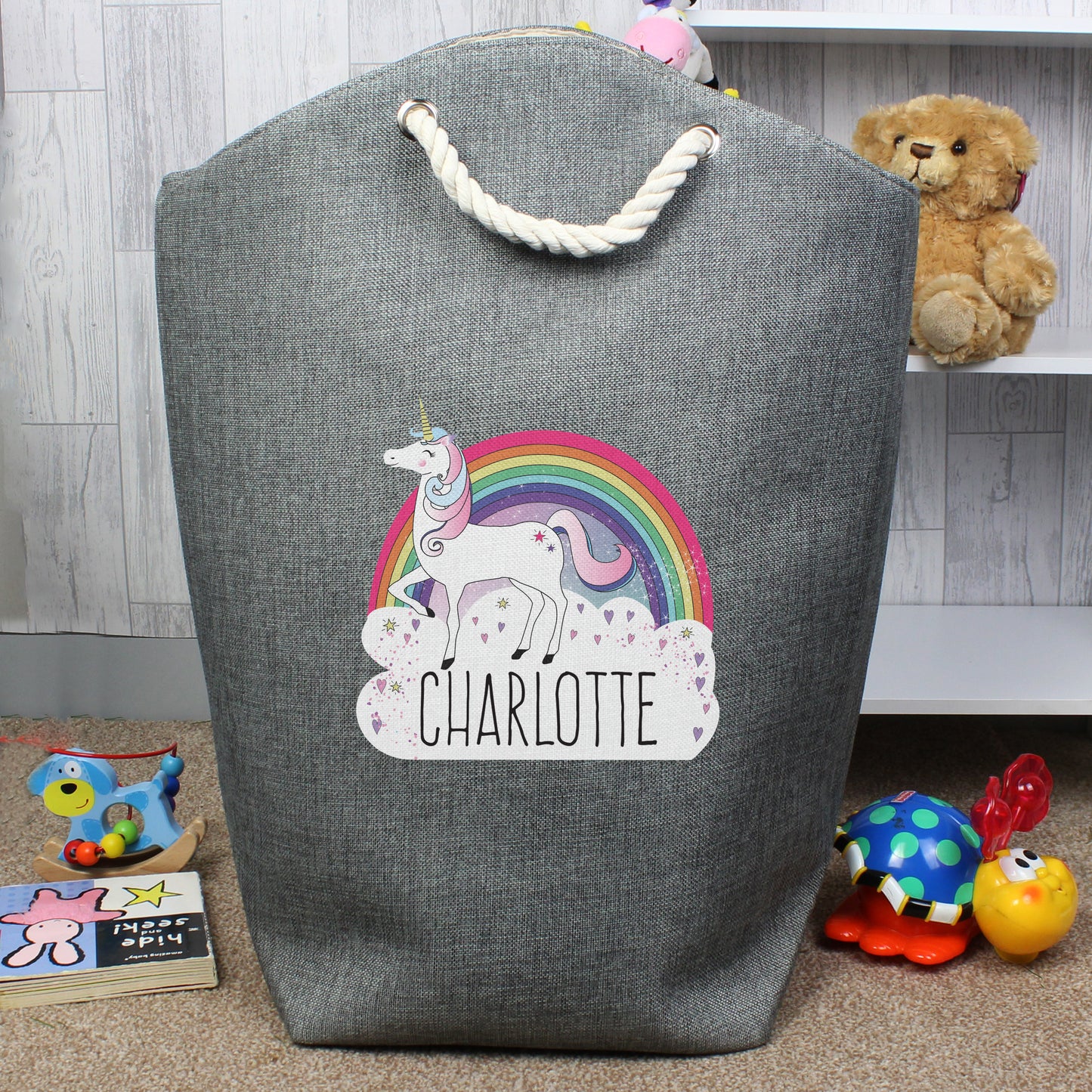 Personalised Unicorn Storage Bag - MK&JD Gifts