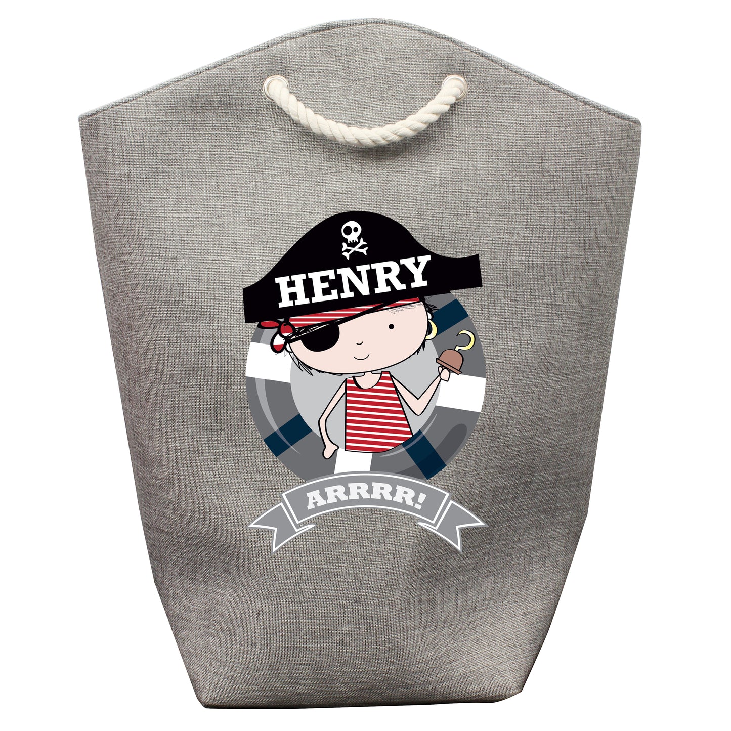 Personalised Pirate Storage Bag - MK&JD Gifts