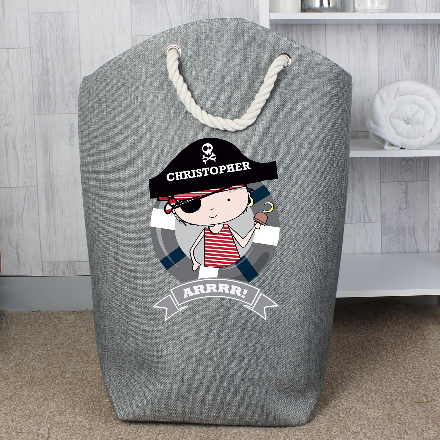 Personalised Pirate Storage Bag - MK&JD Gifts