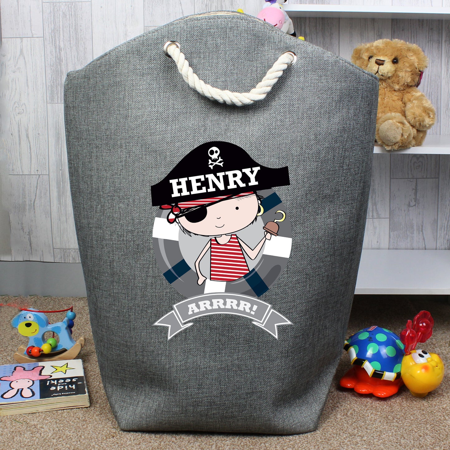 Personalised Pirate Storage Bag - MK&JD Gifts