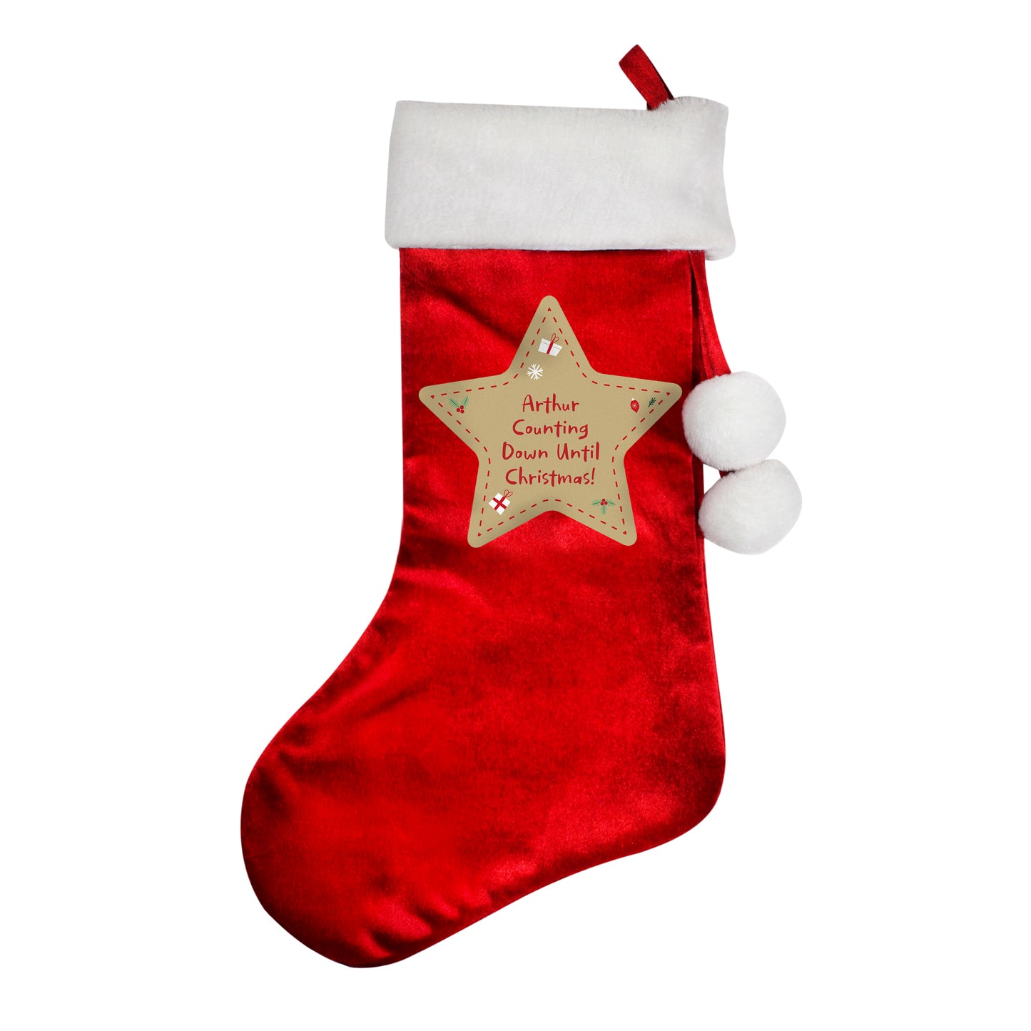 Personalised Christmas Red Stocking - MK&JD Gifts