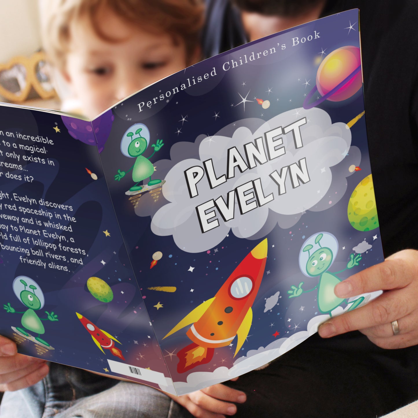 Personalised Space Story Book - MK&JD Gifts