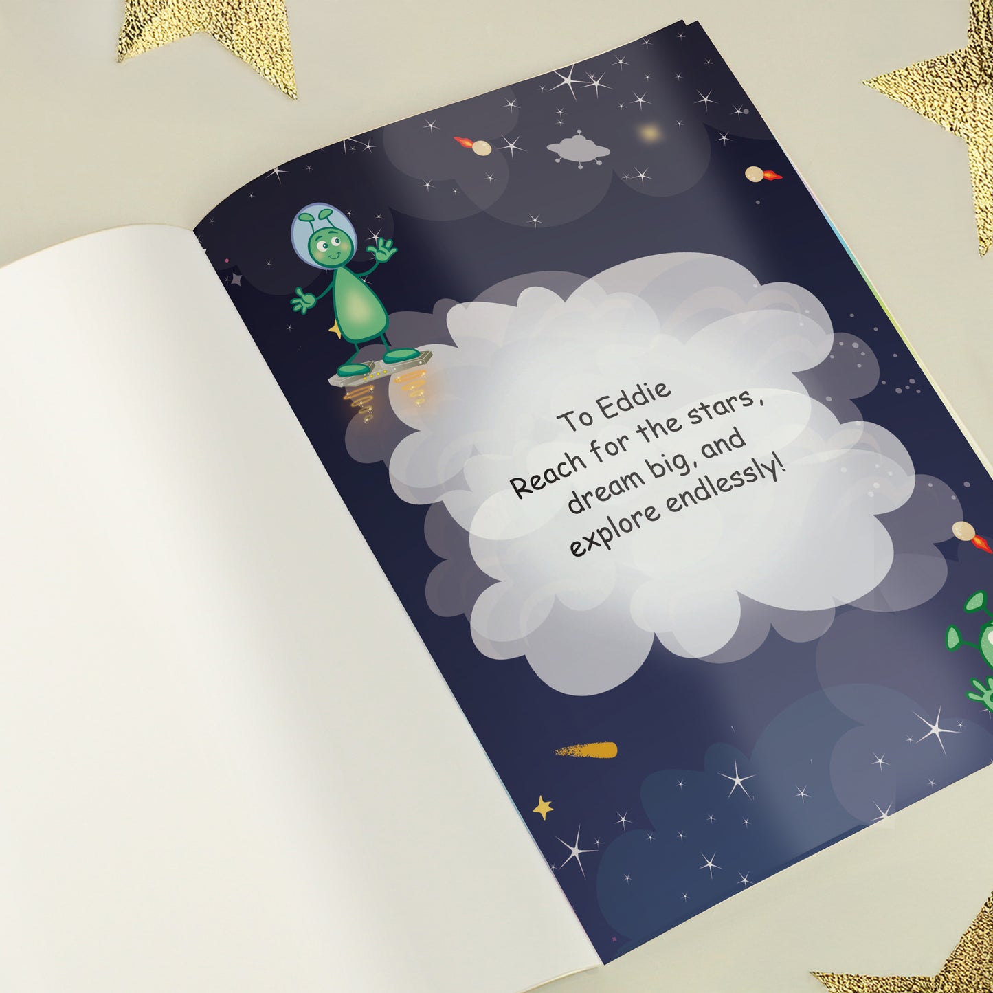 Personalised Space Story Book - MK&JD Gifts
