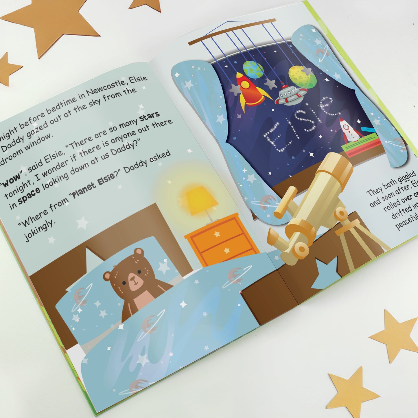 Personalised Space Story Book - MK&JD Gifts