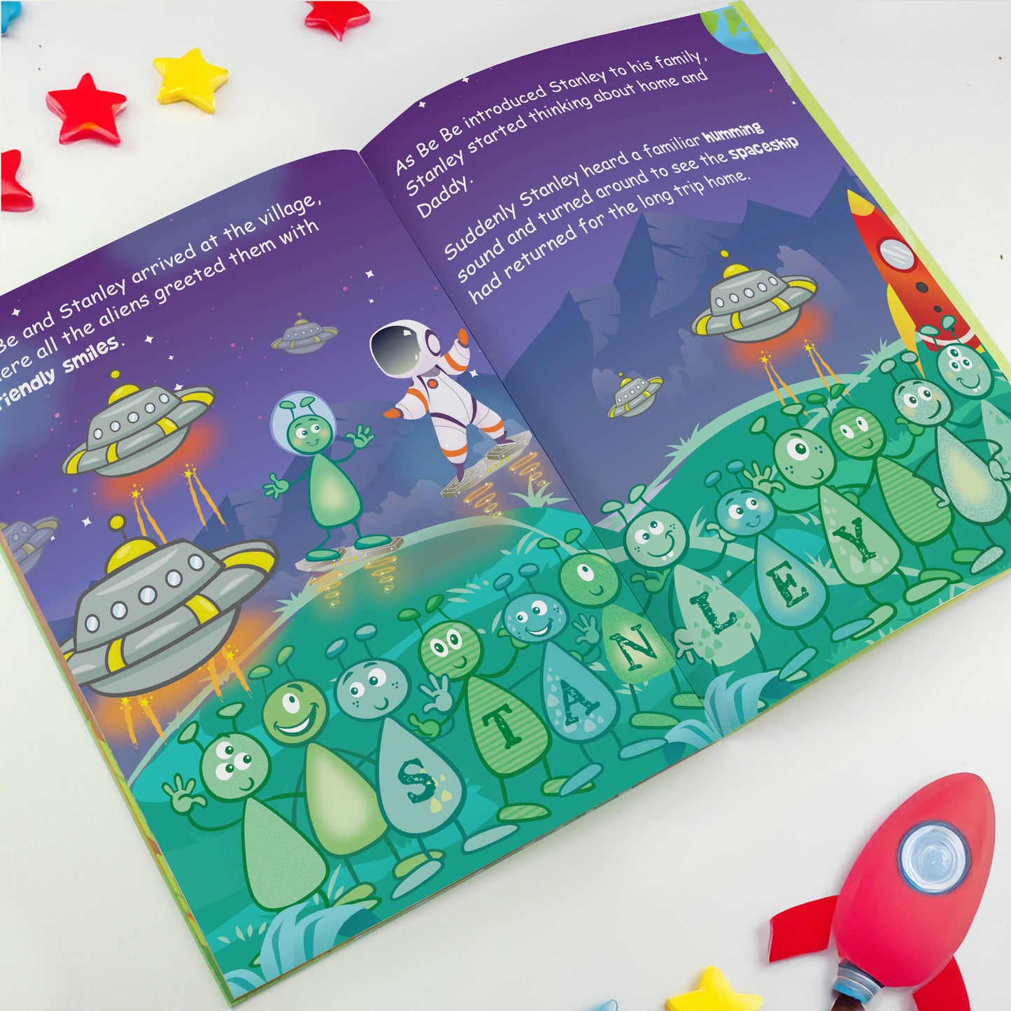 Personalised Space Story Book - MK&JD Gifts