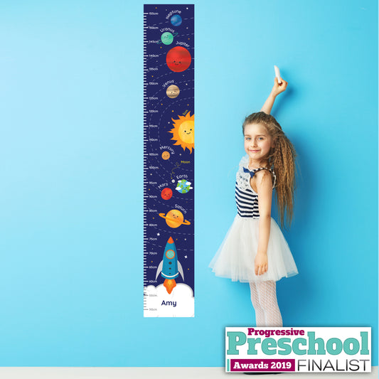 Personalised Solar Space System Height Chart - MK&JD Gifts