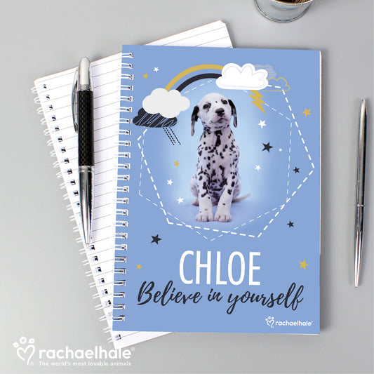 Personalised Rachael Hale Dalmatian A5 Notebook - MK&JD Gifts