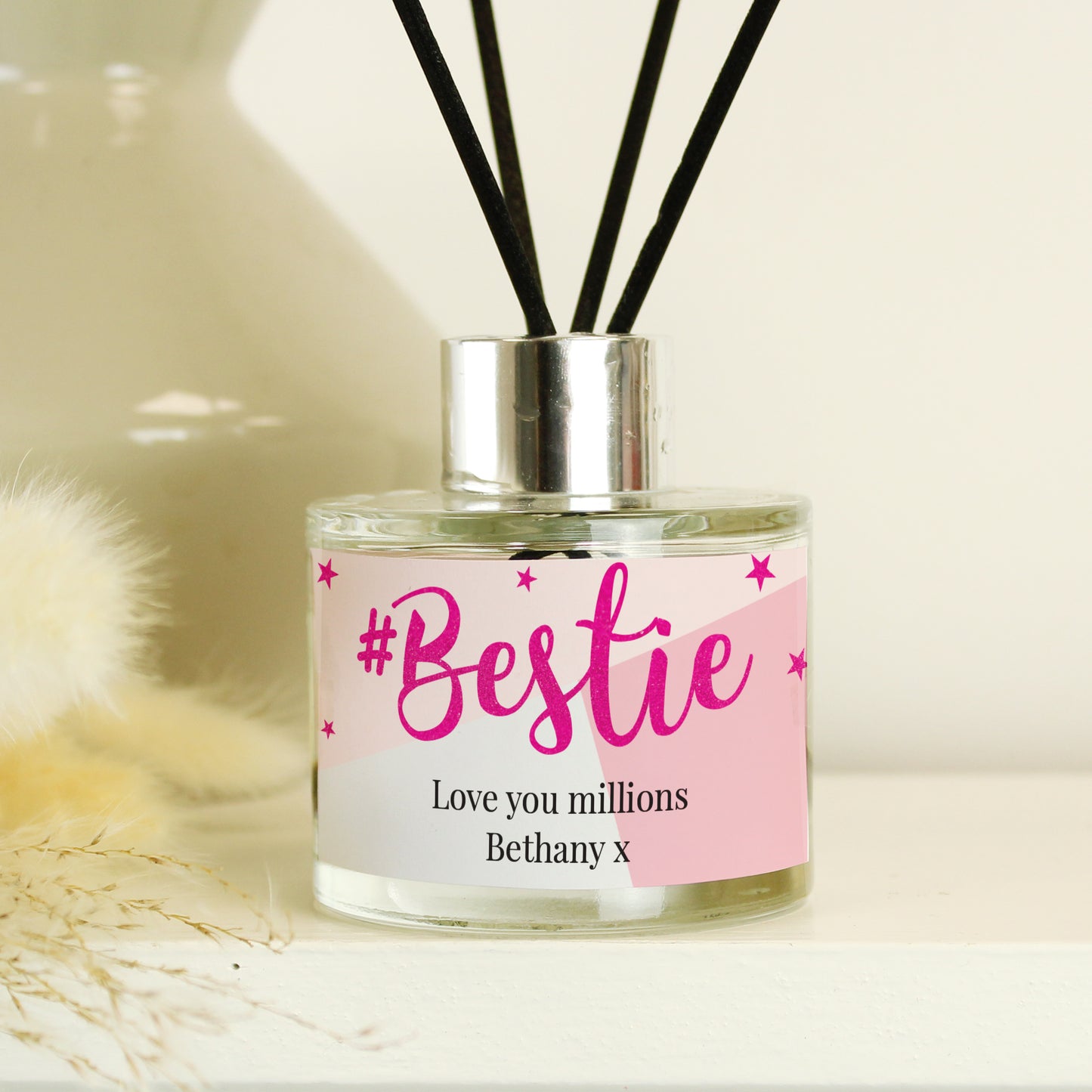 Personalised #Bestie Reed Diffuser - MK&JD Gifts