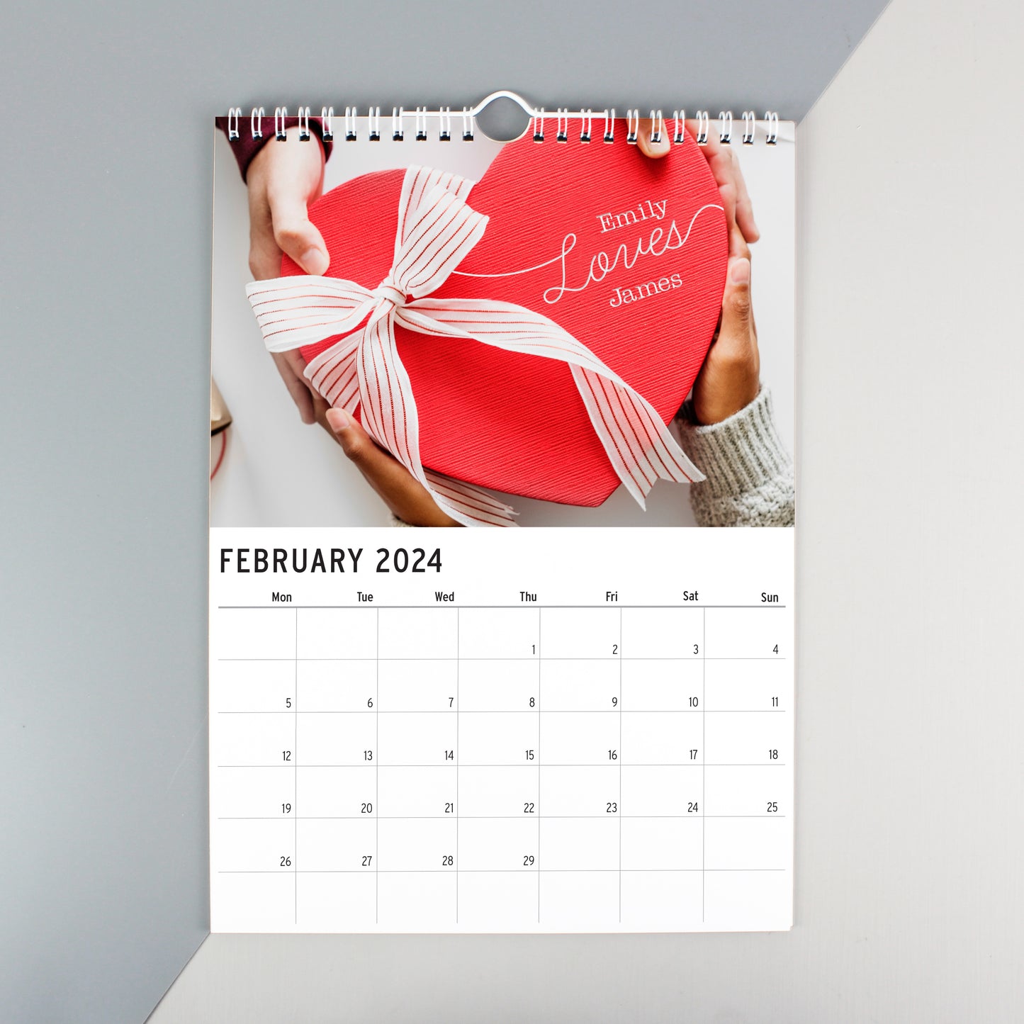 Personalised A4 Couple You And Me Calendar - MK&JD Gifts