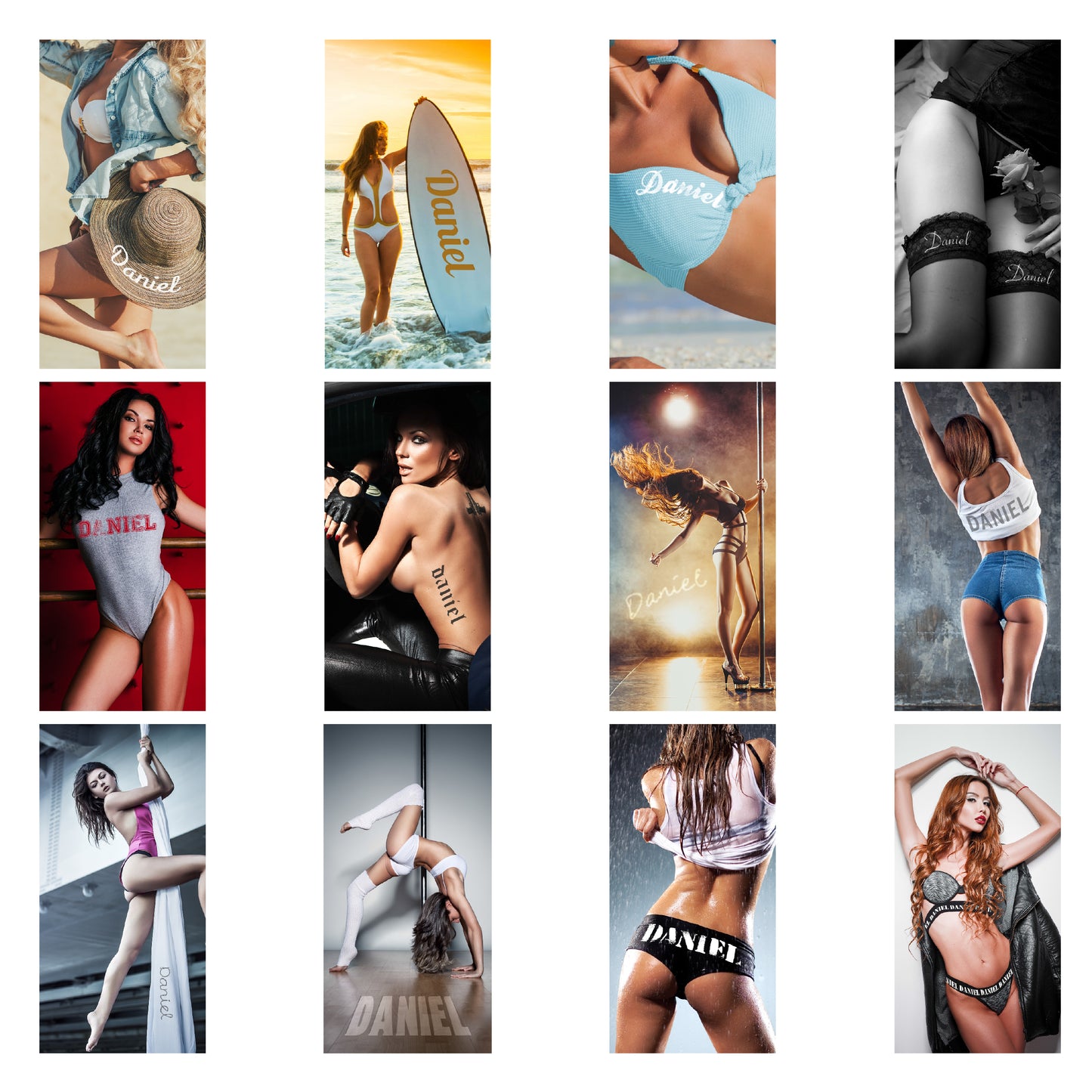 Personalised Hot Chicks Desk Calendar - MK&JD Gifts